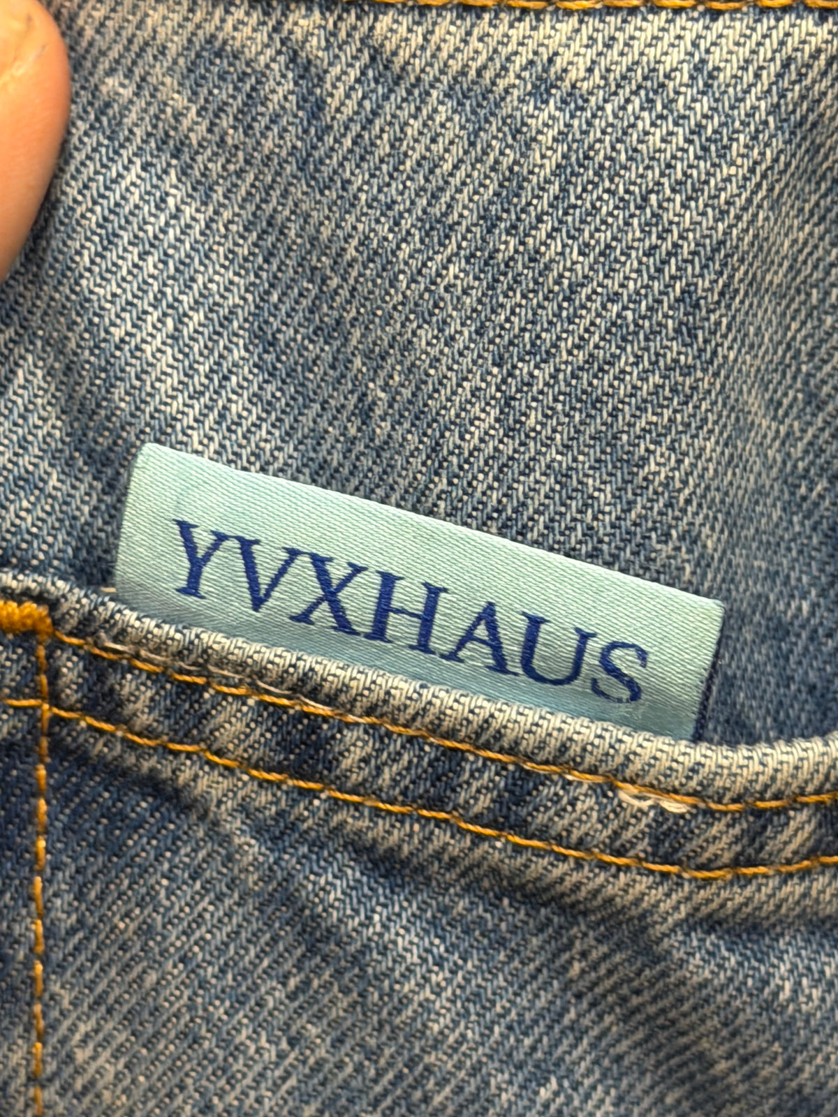 YVX Deconstructed Patchwork Jeans