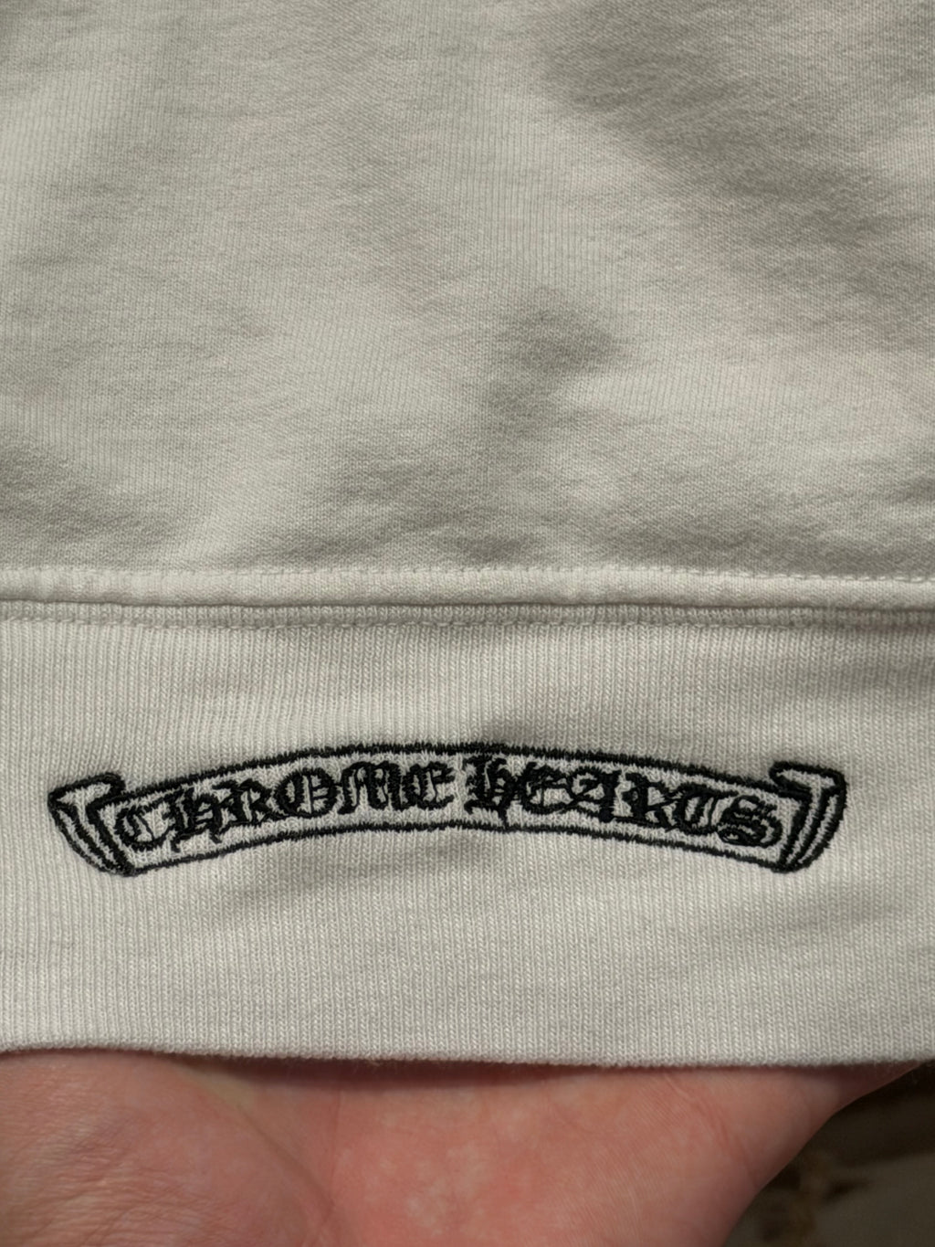 Vintage Chrome Hearts Embroidered T-Bar Logo Raglan Hoodie