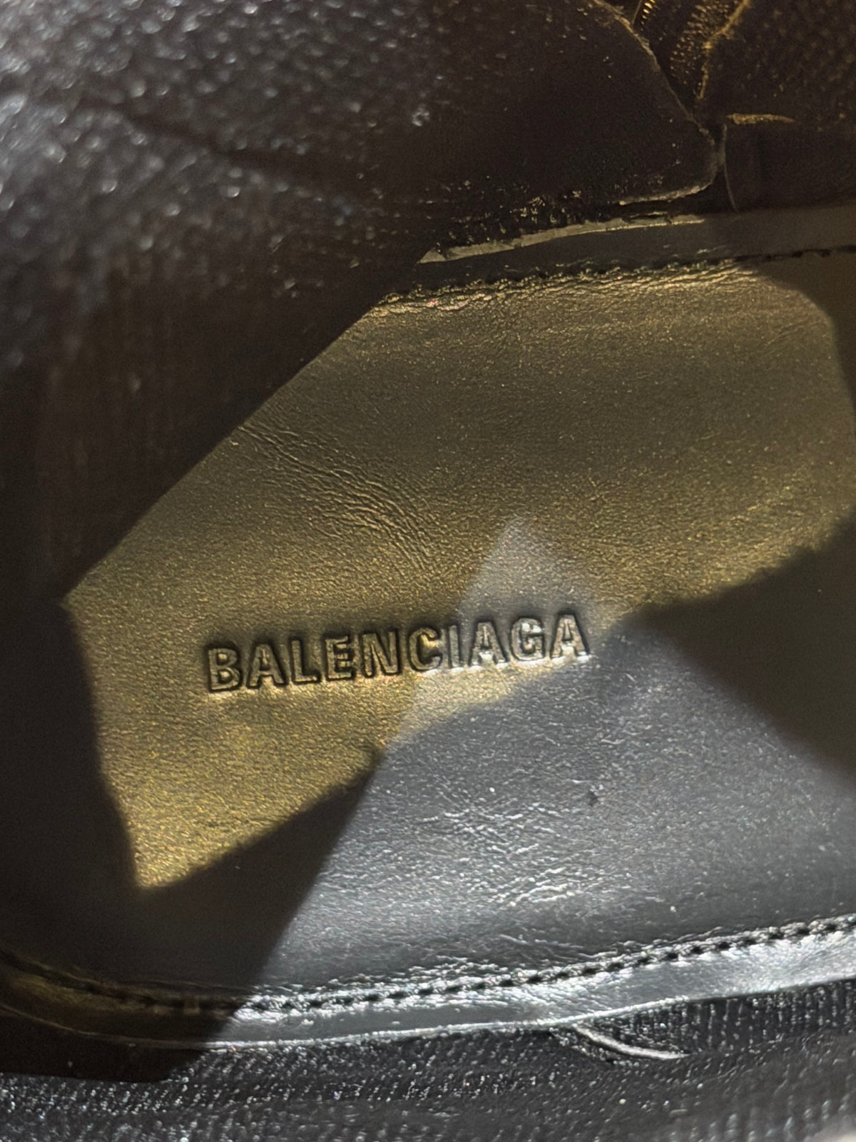 Balenciaga Combat Strike Boot - Worn-Out Allover Print