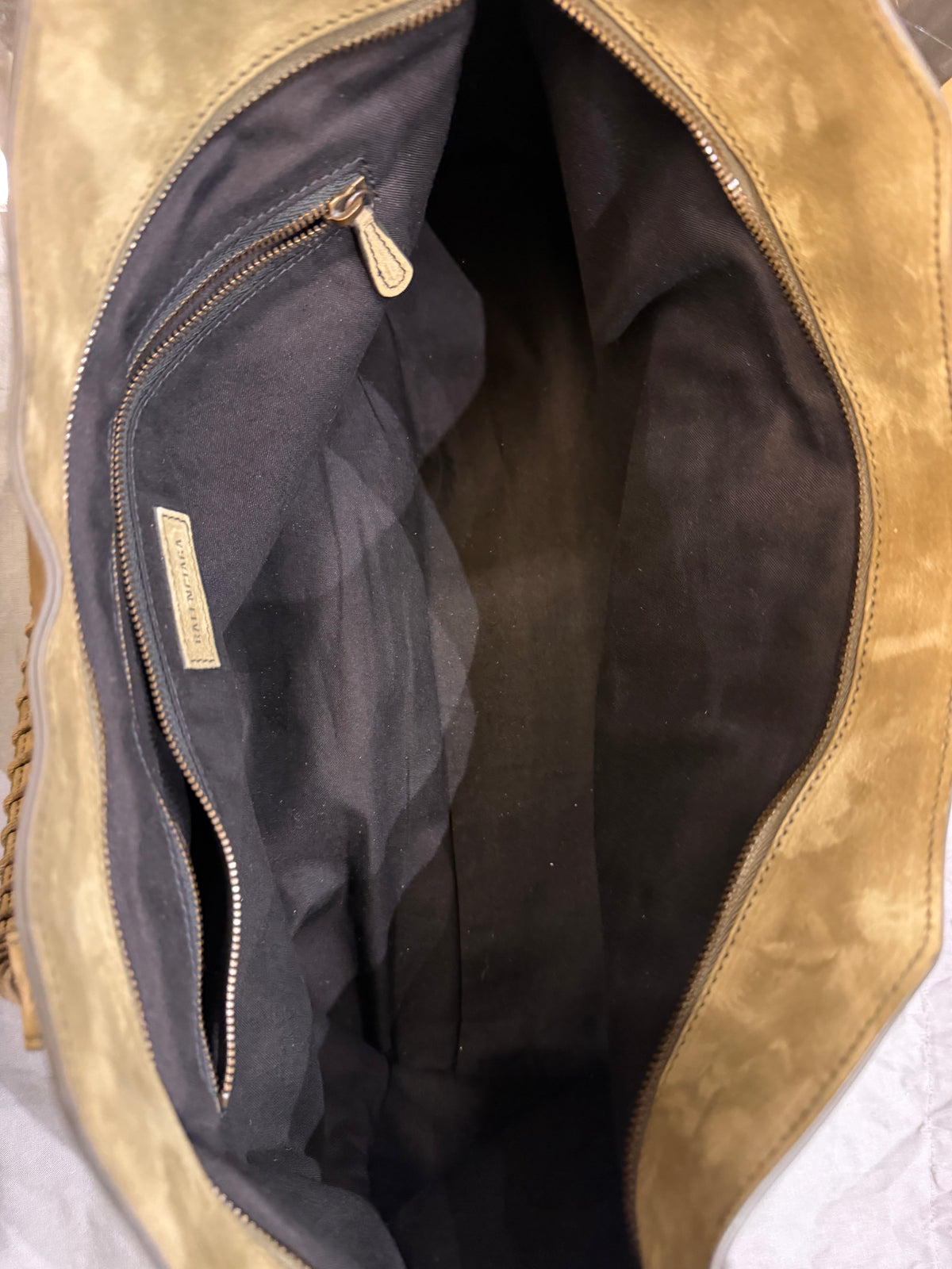 Balenciaga Large Le City Bag - Khaki Green