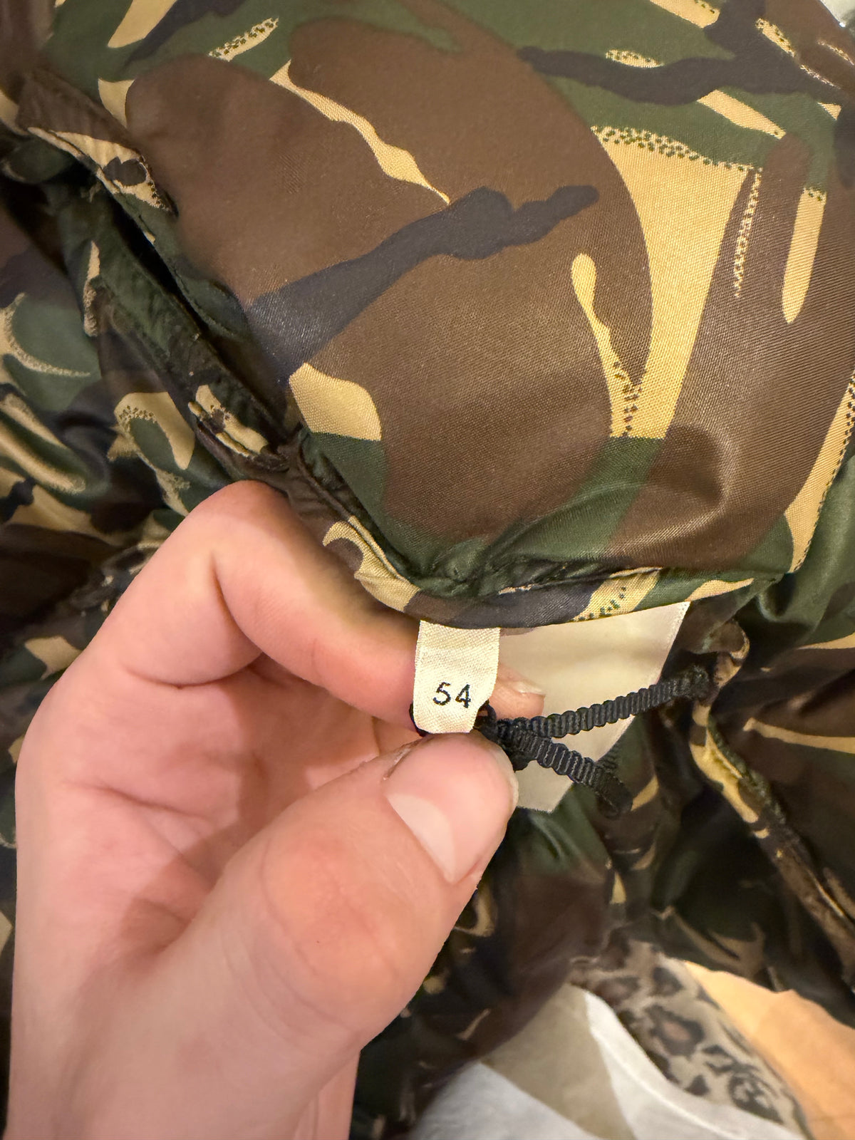 Celine Camouflage Puffer Jacket