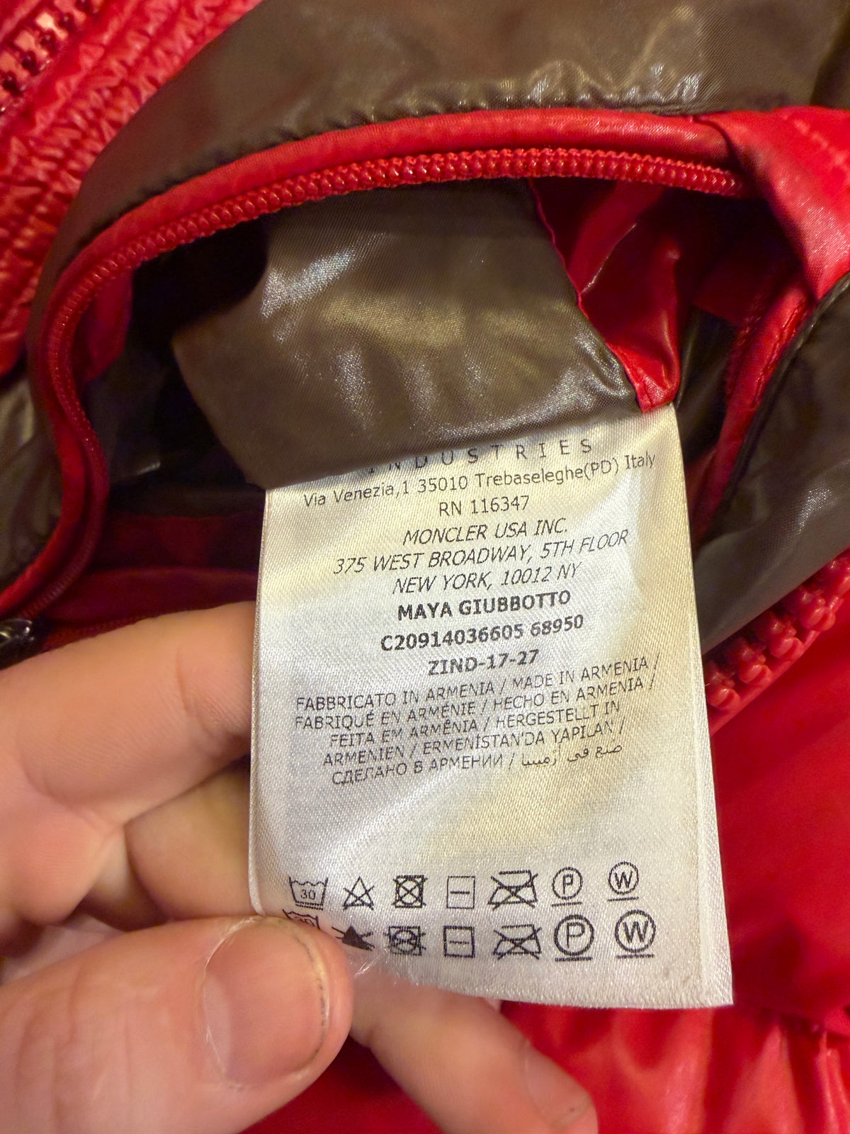Moncler Maya Down Puffer Jacket