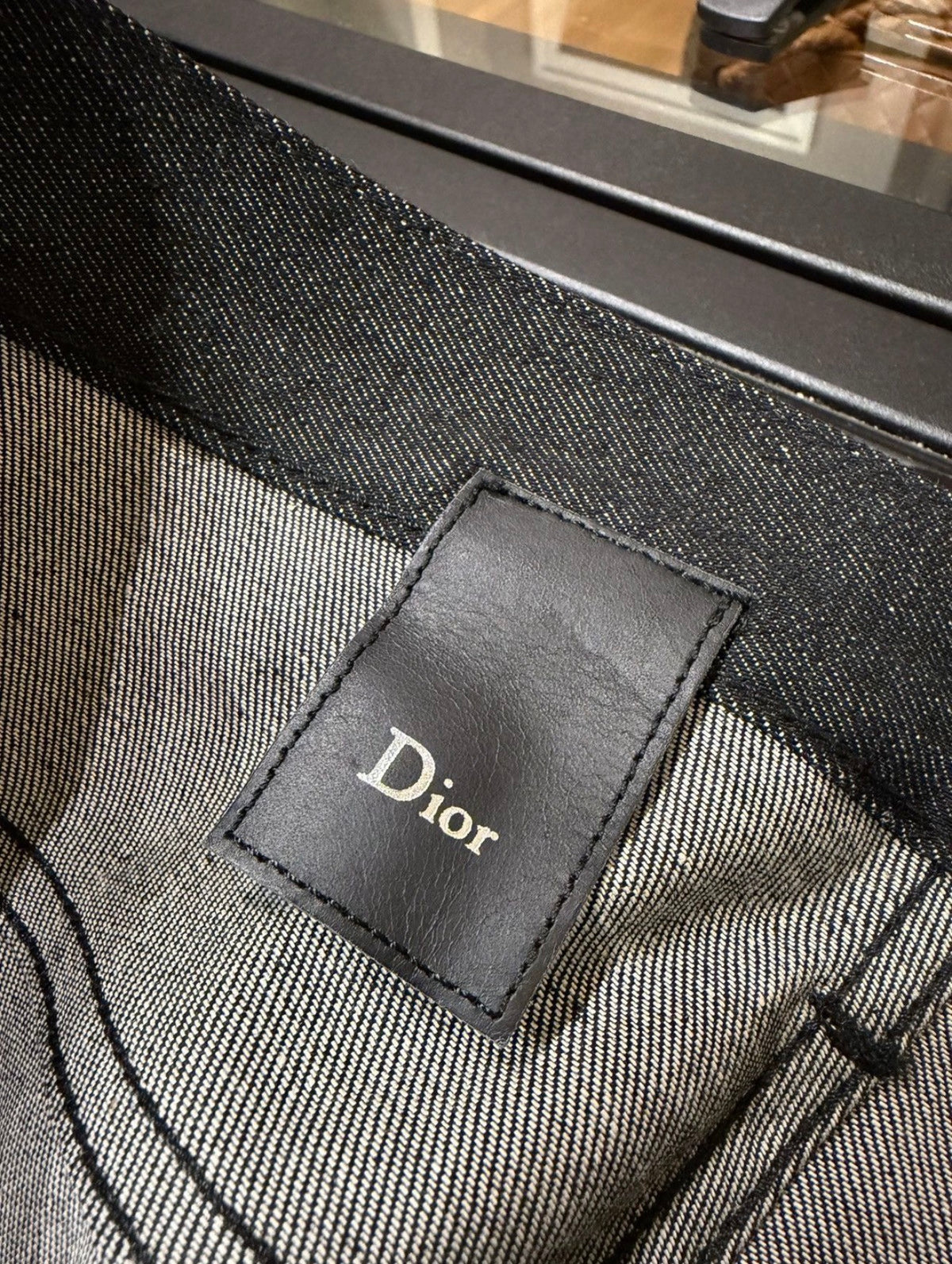 Dior Homme ‘Nostalgy Brut’ 19cm Raw Denim Jeans - Noir