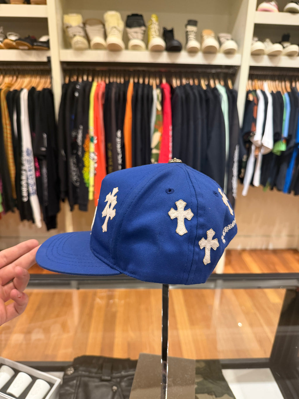 Chrome Hearts CH Multi Cross Hat - Blue