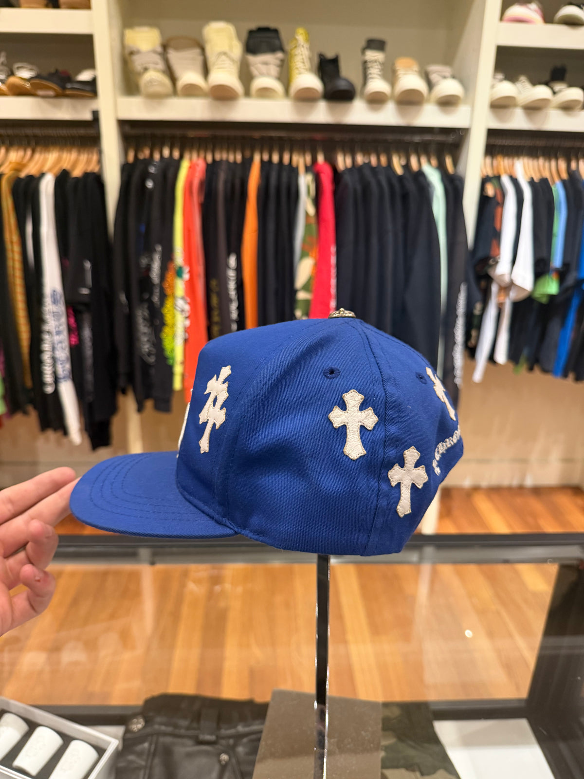 Chrome Hearts CH Multi Cross Hat - Blue