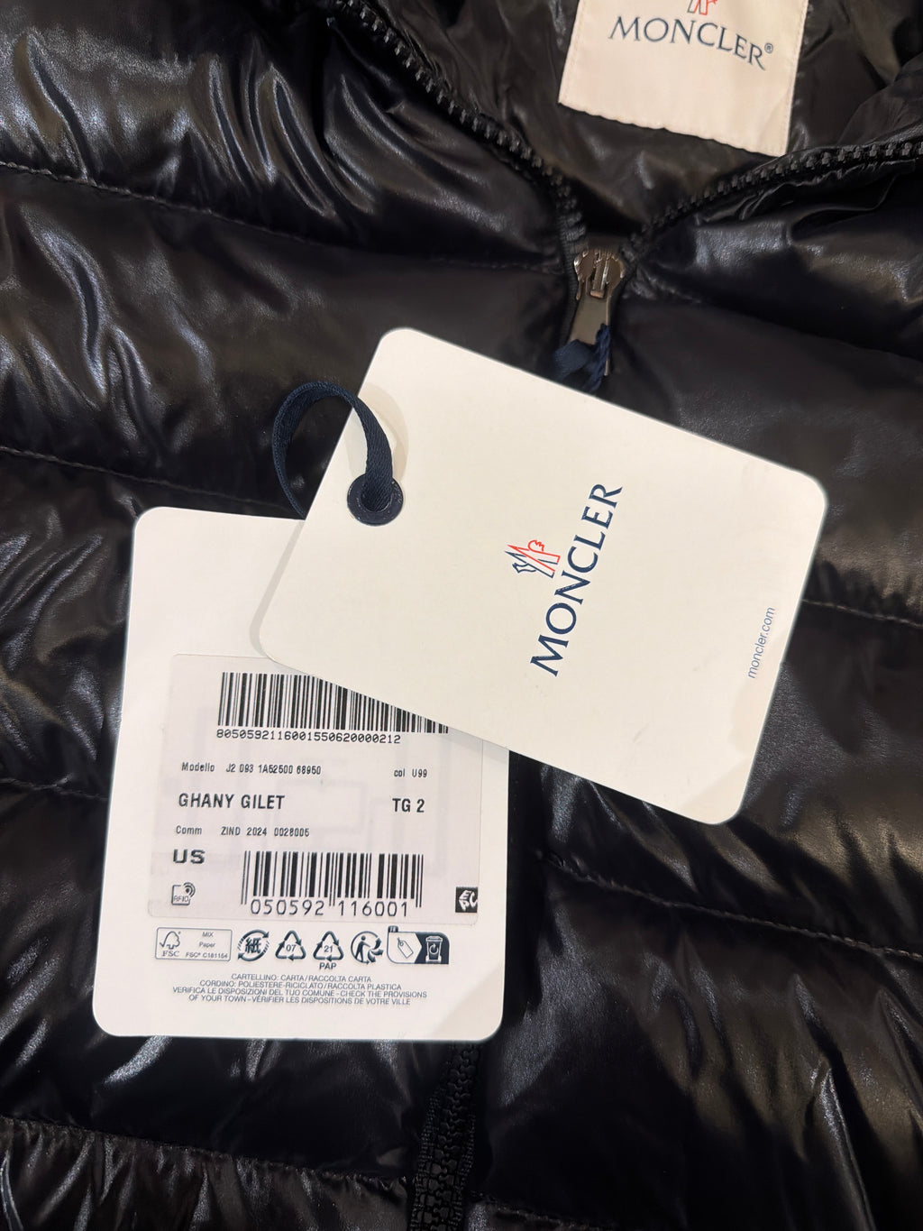 Moncler Ghany Gilet - WMS Black