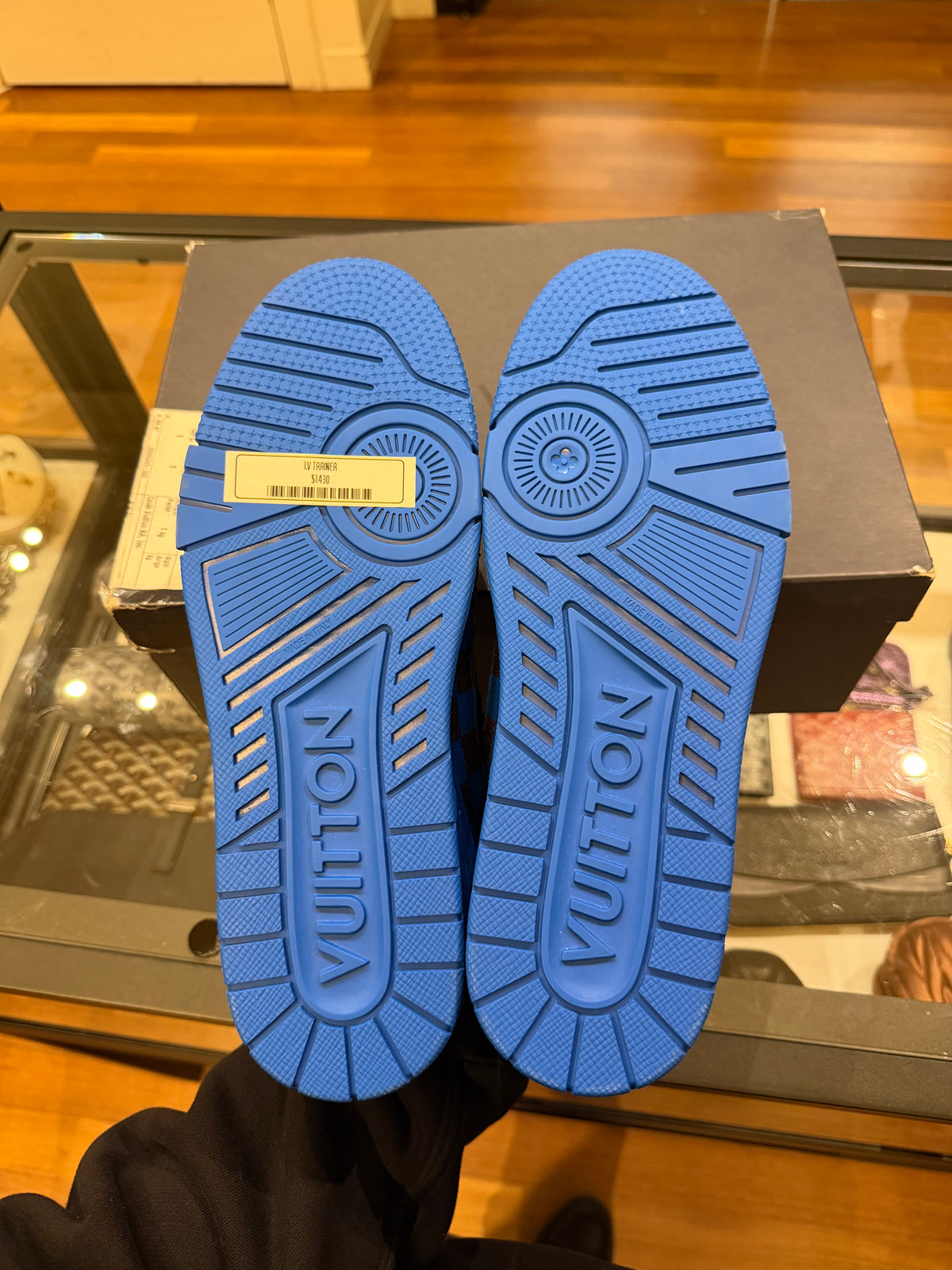 Louis Vuitton Trainer Sneaker - Blue/Brown