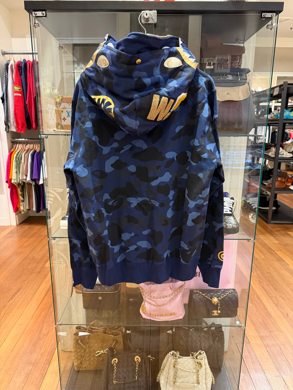 Bape Color Camo Double Shark Full Zip Hoodie