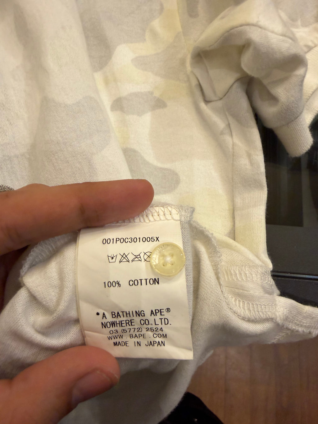 Bape Sharkface Polo - White