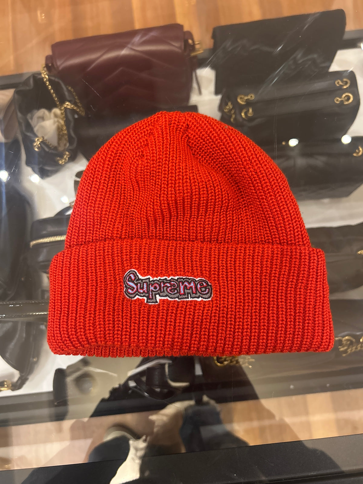 Supreme Gonz Logo Beanie - Red
