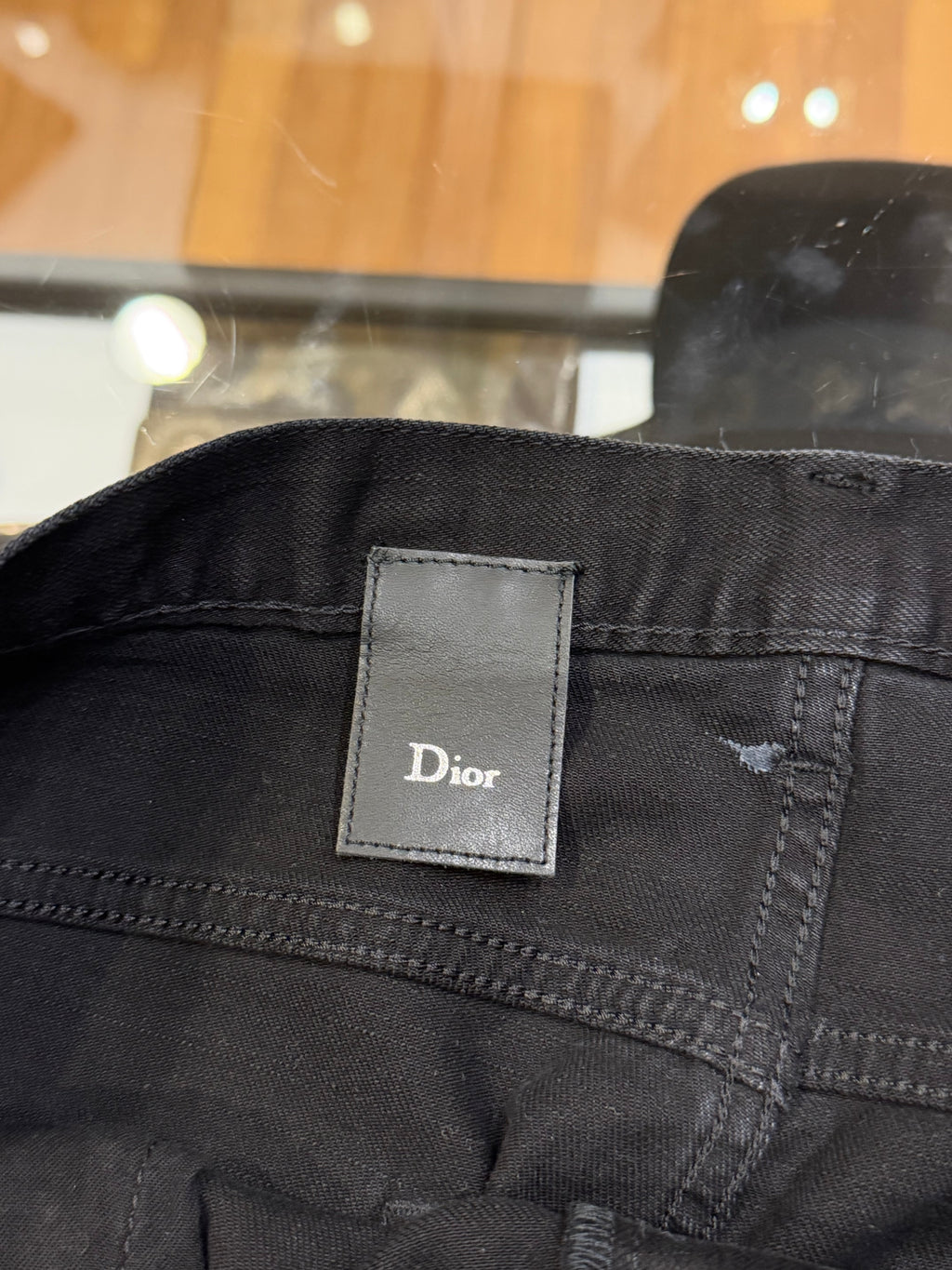 Dior Homme AW10 Black Painter Denim Jeans By Kris Van Assche