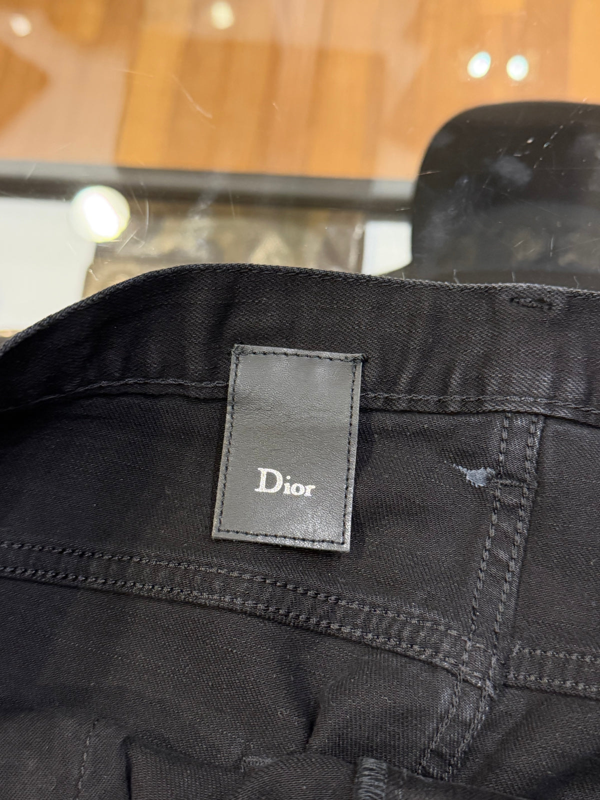 Dior Homme AW10 Black Painter Denim Jeans By Kris Van Assche