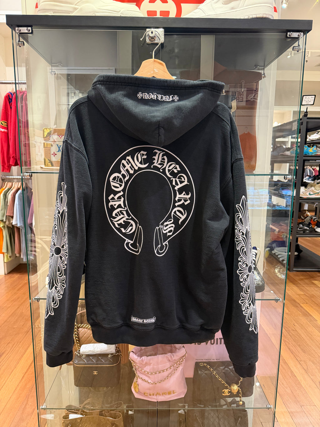 Chrome Hearts FU Horseshoe
Thermal Full Zip Hoodie - Black