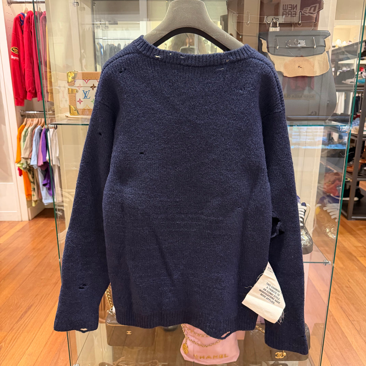 Vetements Knit Hole Sweater