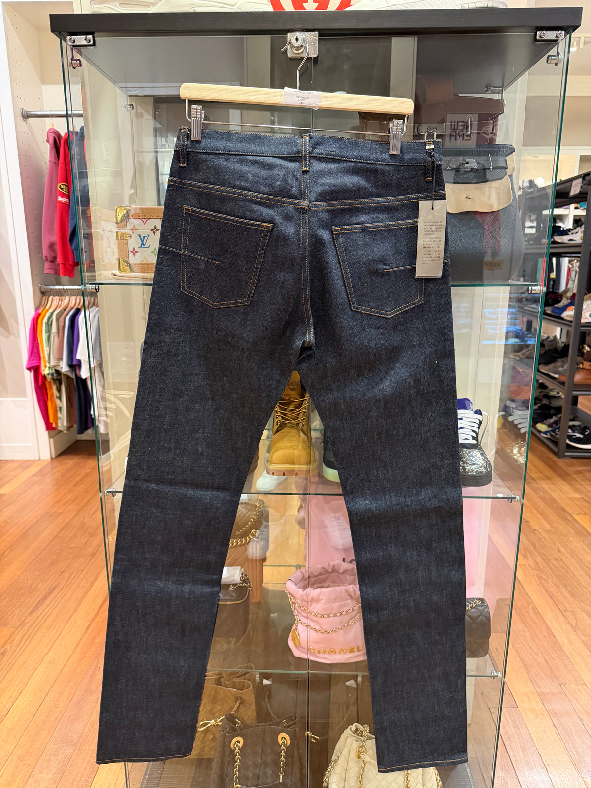 Dior Homme AW11 Nostalgy Brut Denim Jeans By KVA - Blue