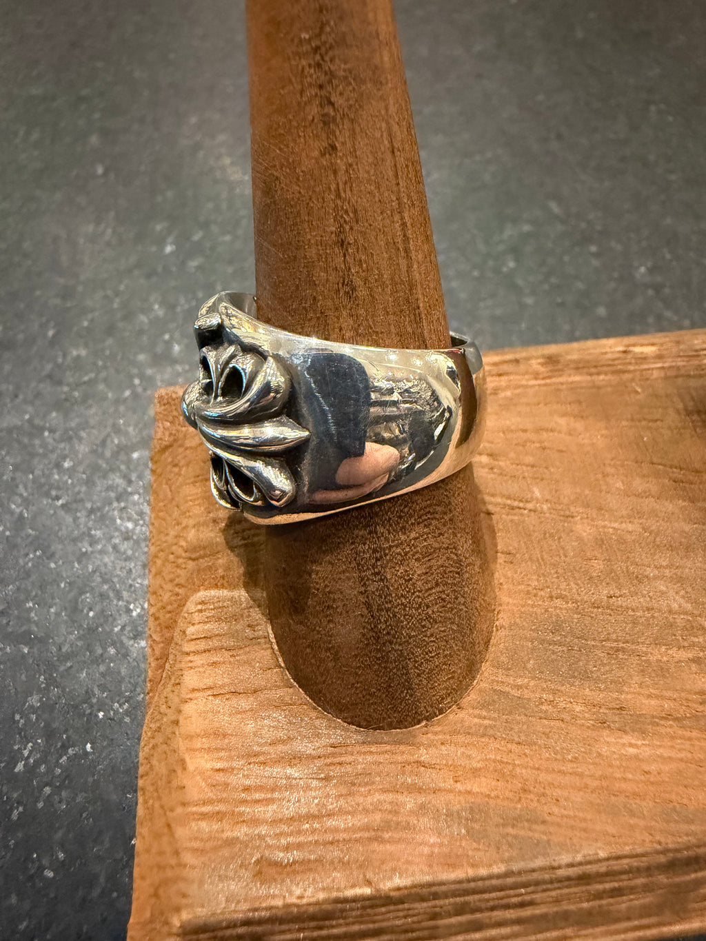Chrome Hearts Keeper Ring Silver - size 8.5