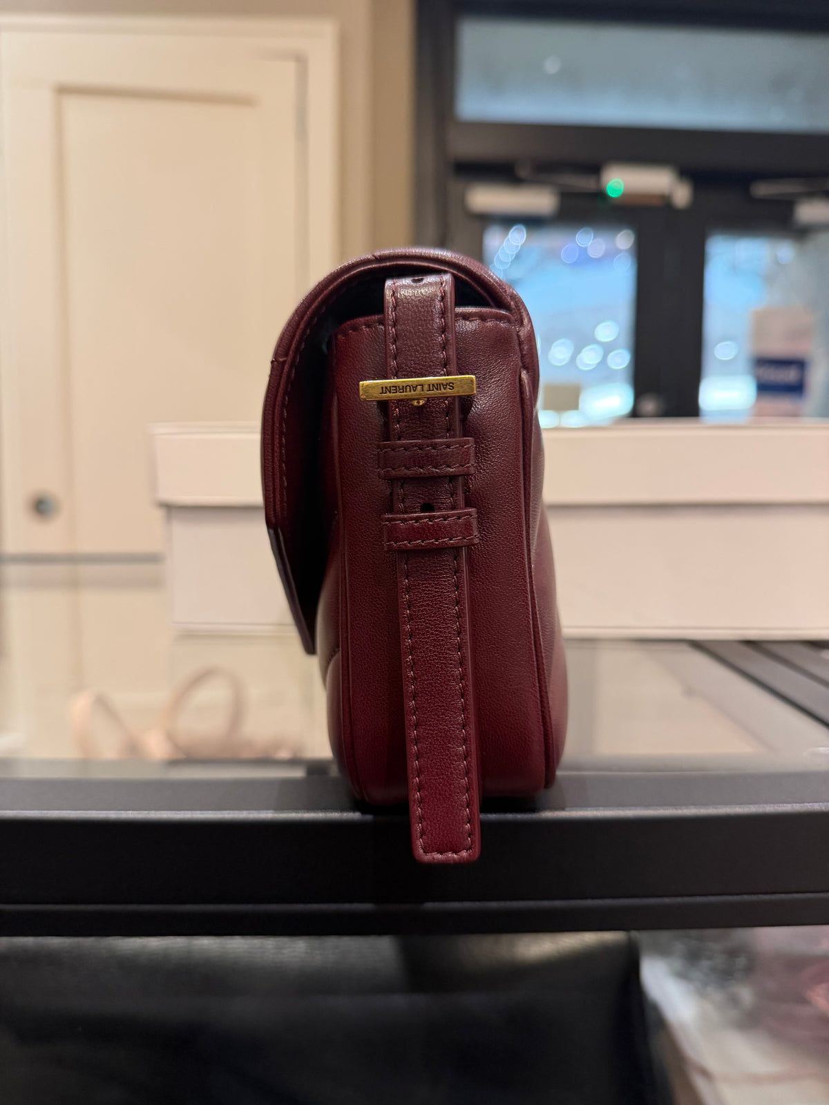 Saint Laurent LouLou Toy Crossbody - Rogue Cabernet