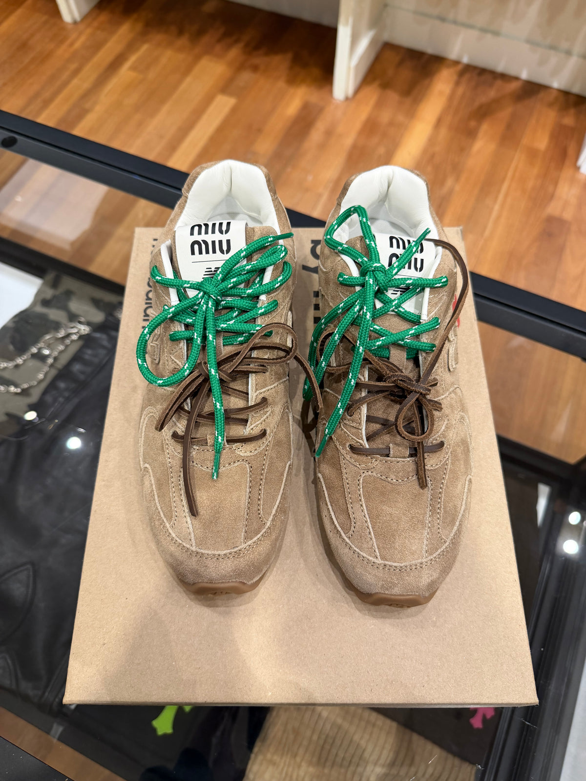 New Balance x Miu Miu 530 SL Suede - Ecura