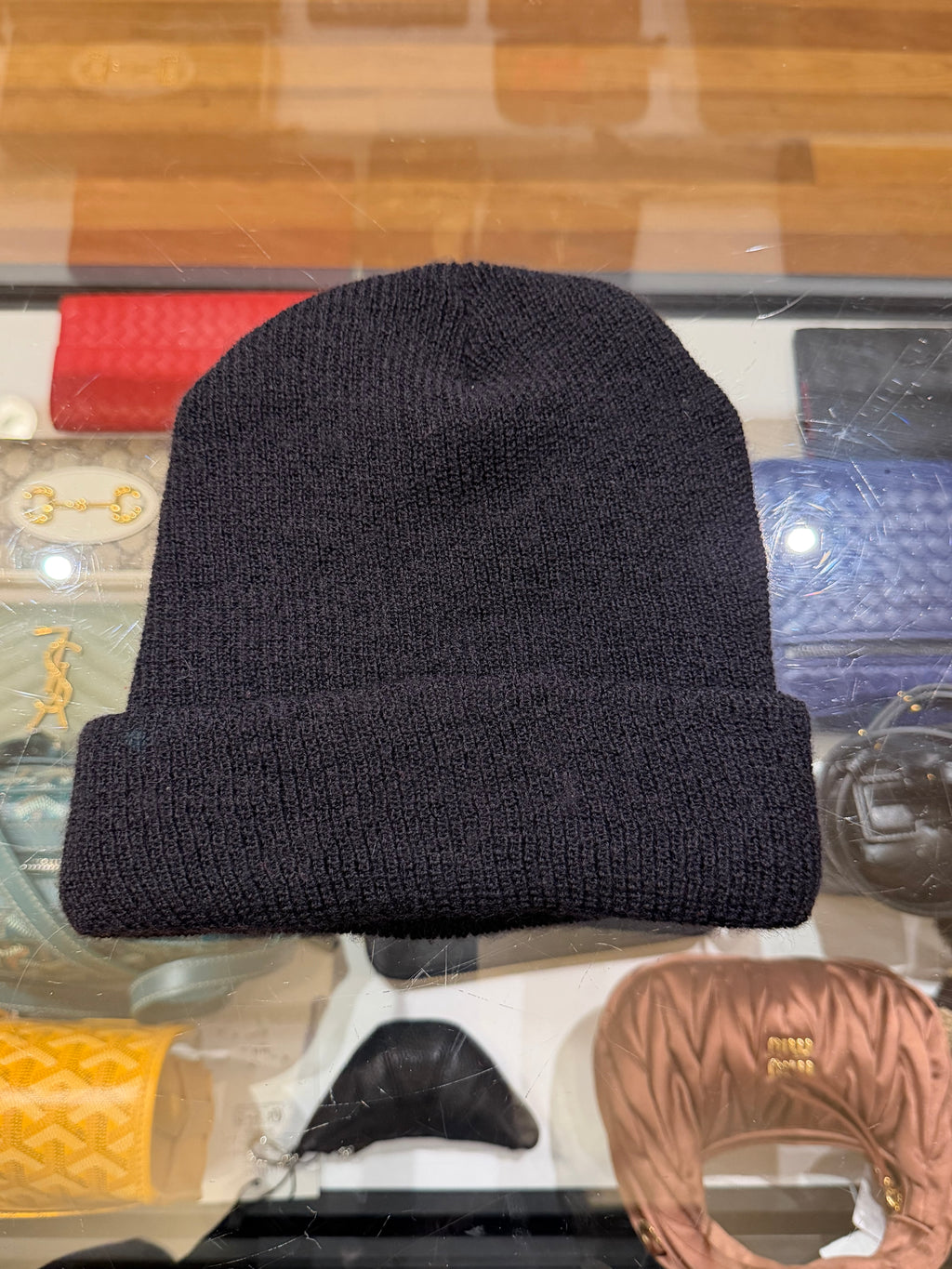 Chrome Hearts Horseshoe Logo Beanie - Black/White