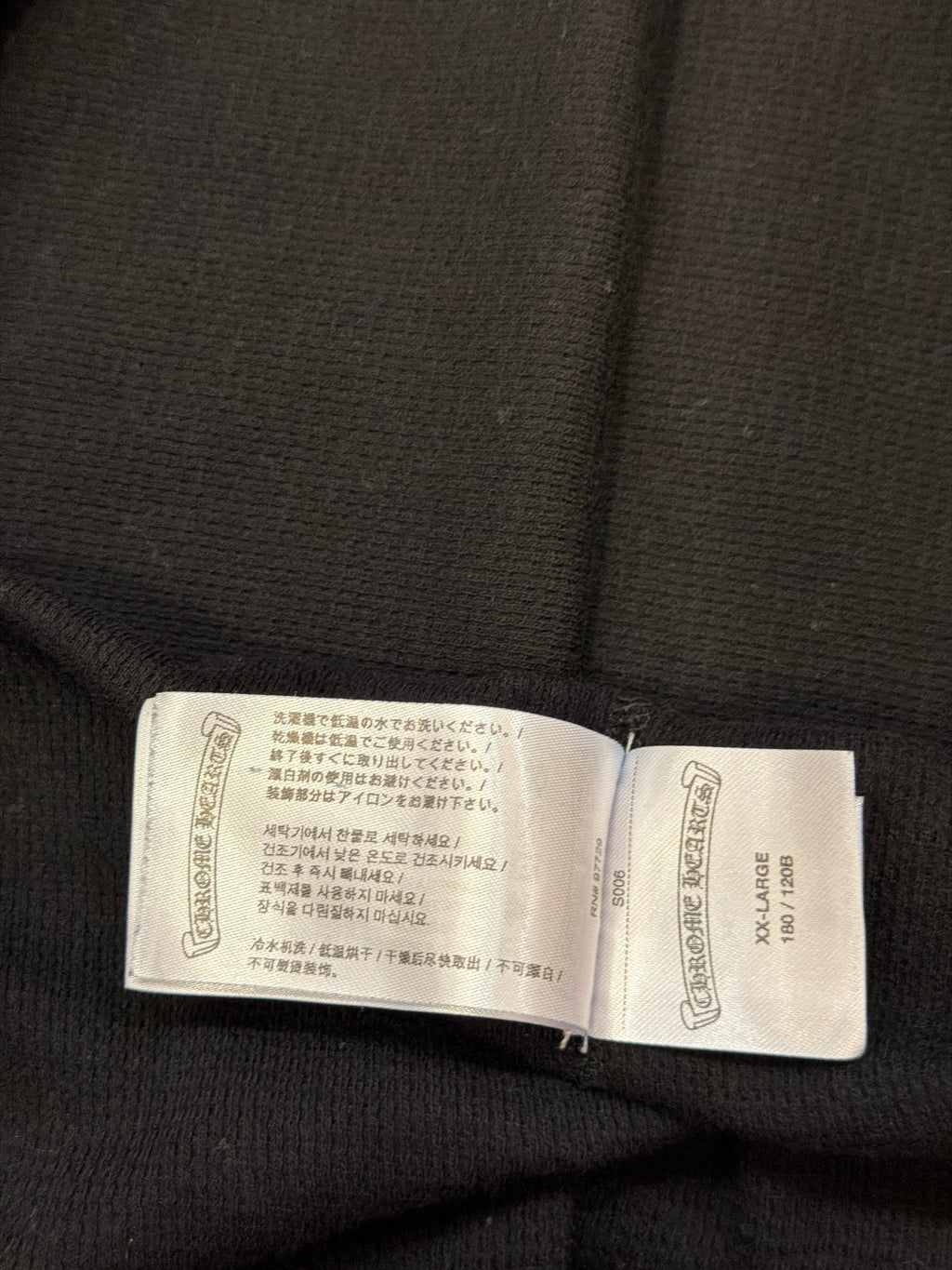 Chrome Hearts Floral Sleeve Waffle Thermal LS