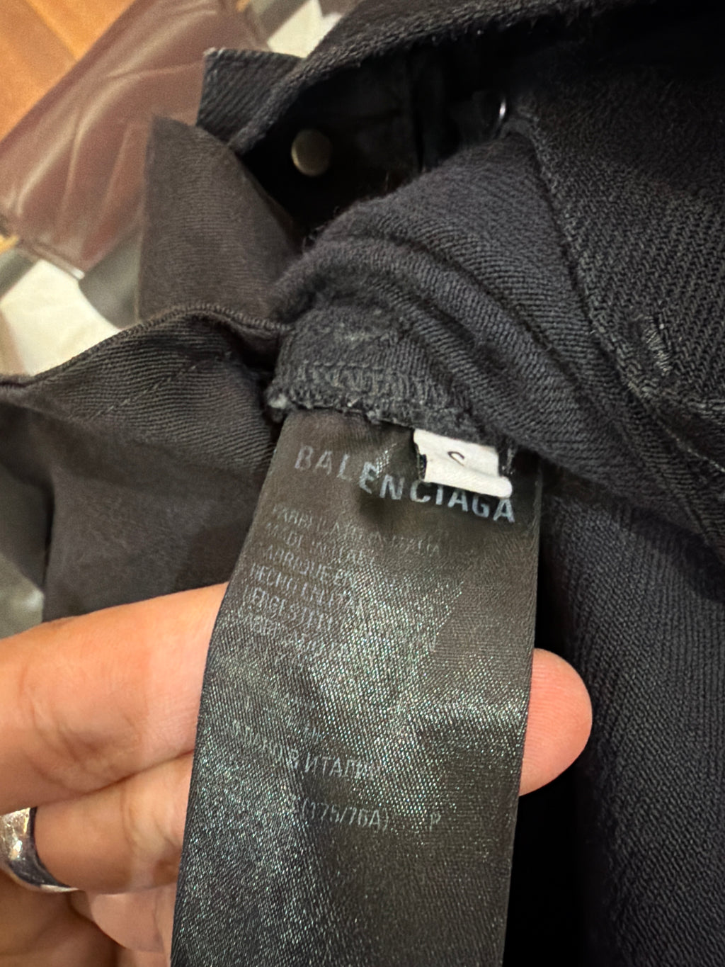 Balenciaga Distressed Skater
Denim Jeans - Black