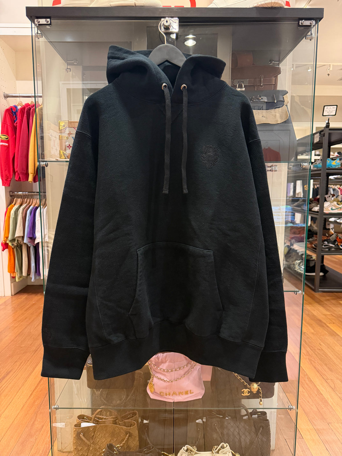 Chrome Hearts ‘King Fish’ Heavyweight Pullover Hoodie - Black