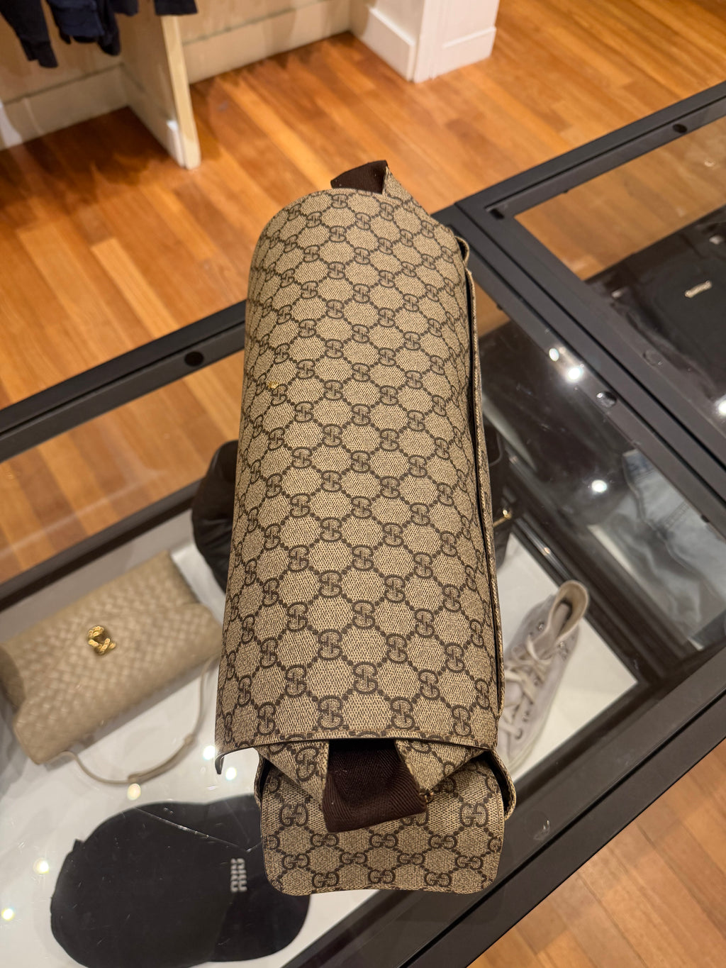 Gucci GG Supreme Canvas Diaper / Large Changing Bag