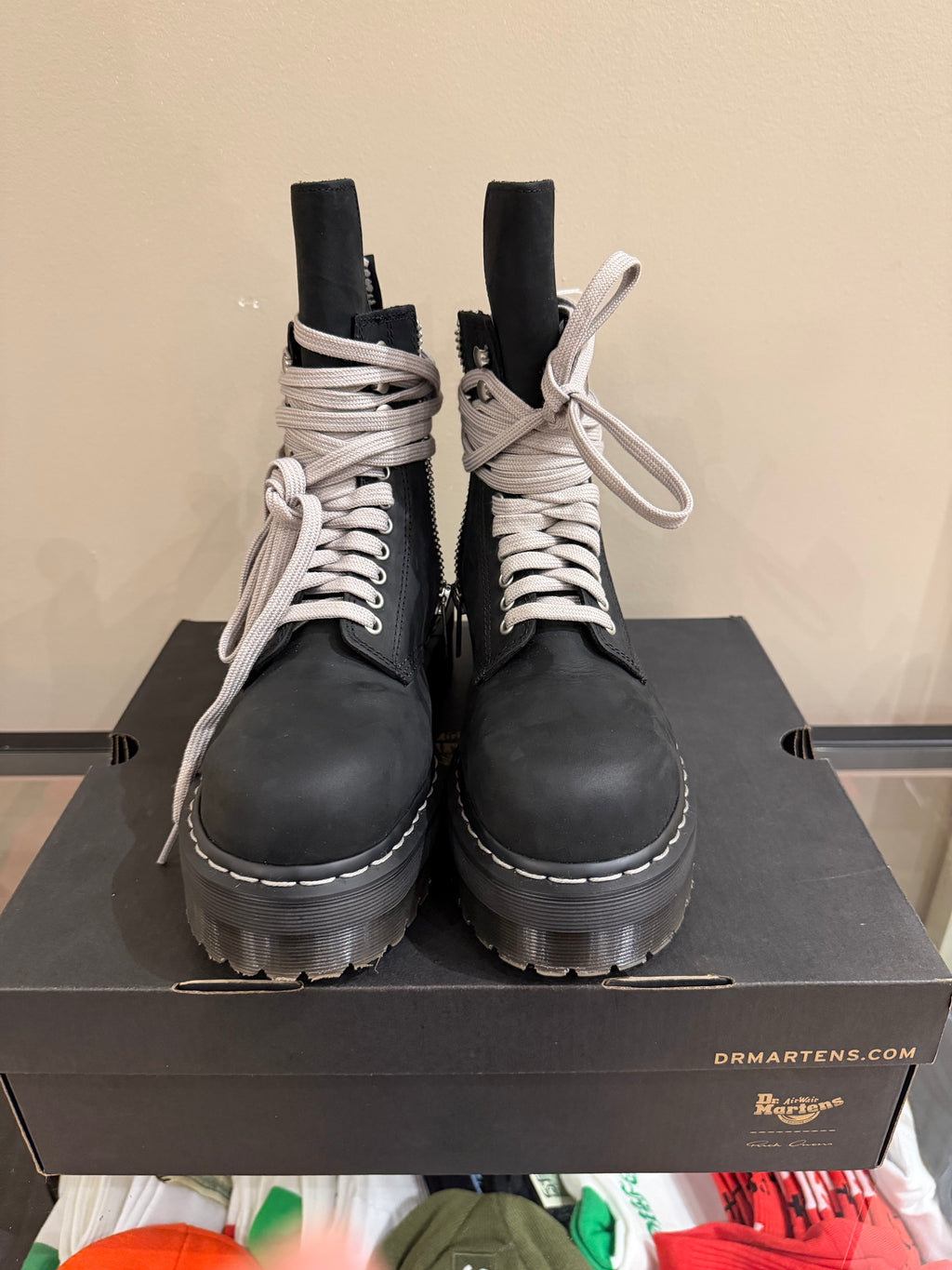 Dr. Martens x Rick Owens Quad Sole Steel Toe Boot