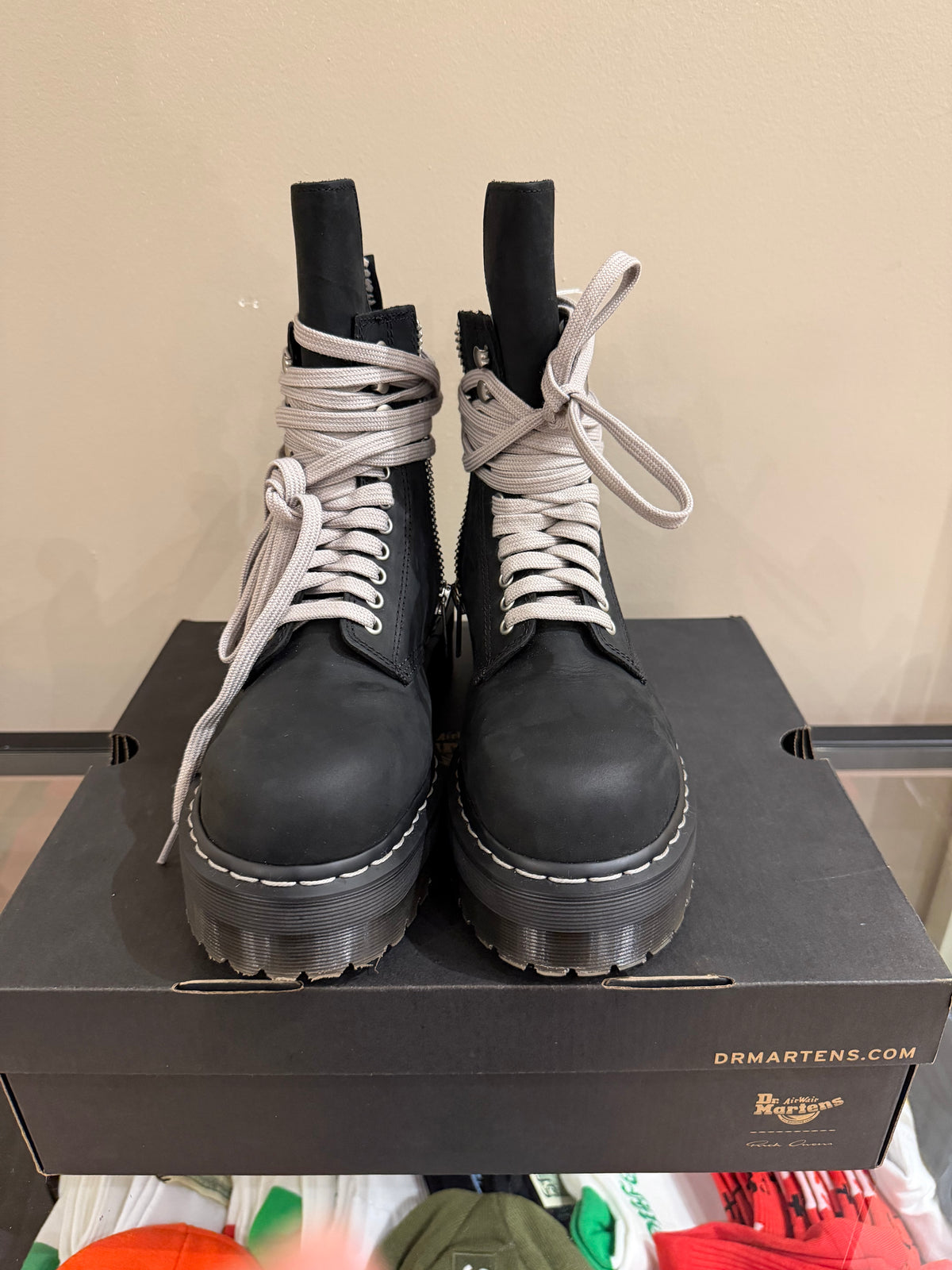 Dr. Martens x Rick Owens Quad Sole Steel Toe Boot