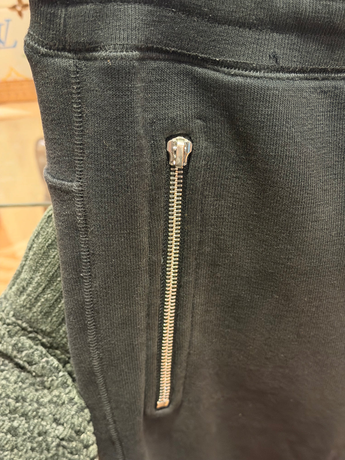 Chrome Hearts Plus Cross Double Dagger Zip Sweatpants - Black