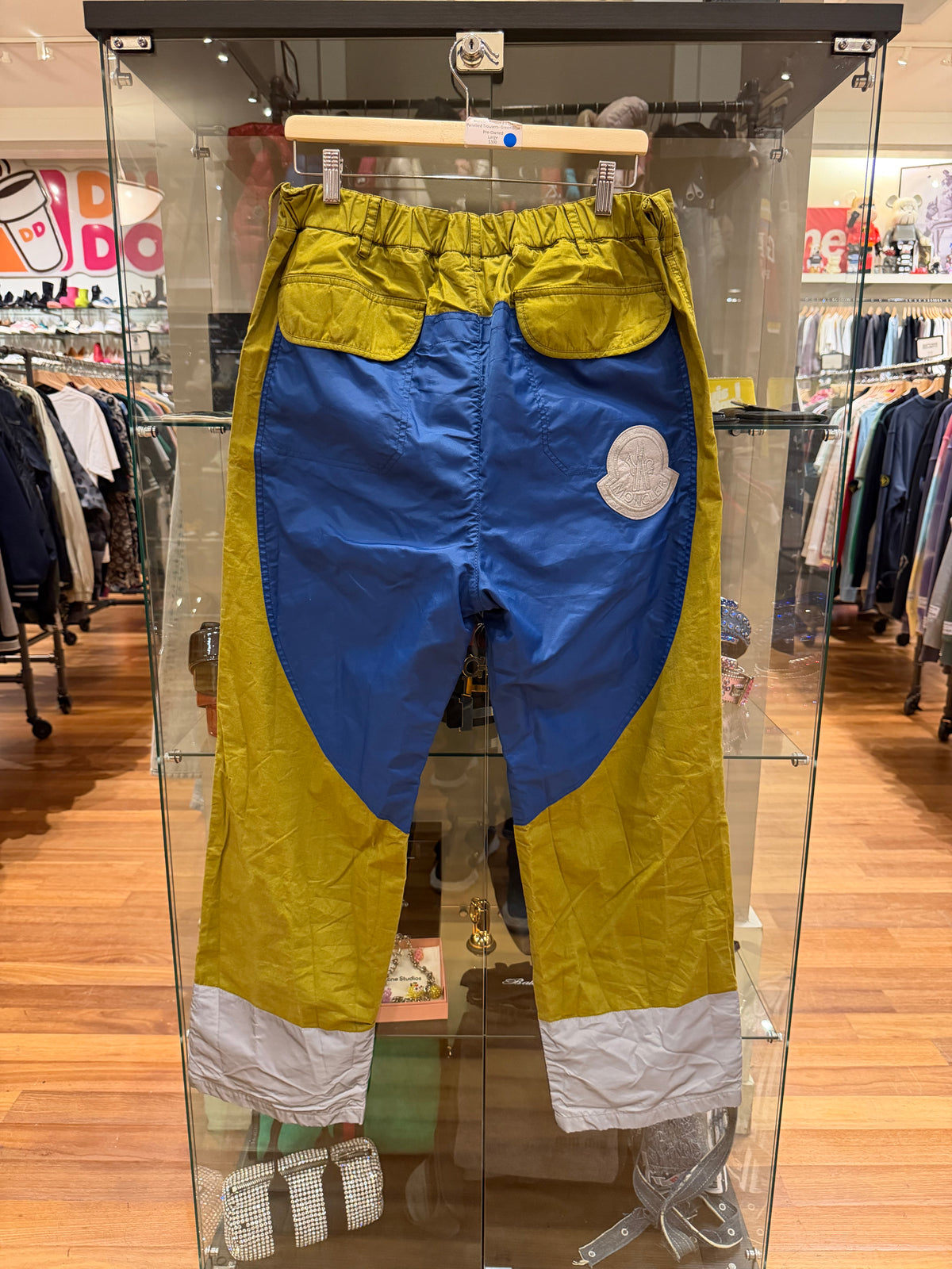 Moncler Genius 2 1952 Panelled Trousers - Green/Blue