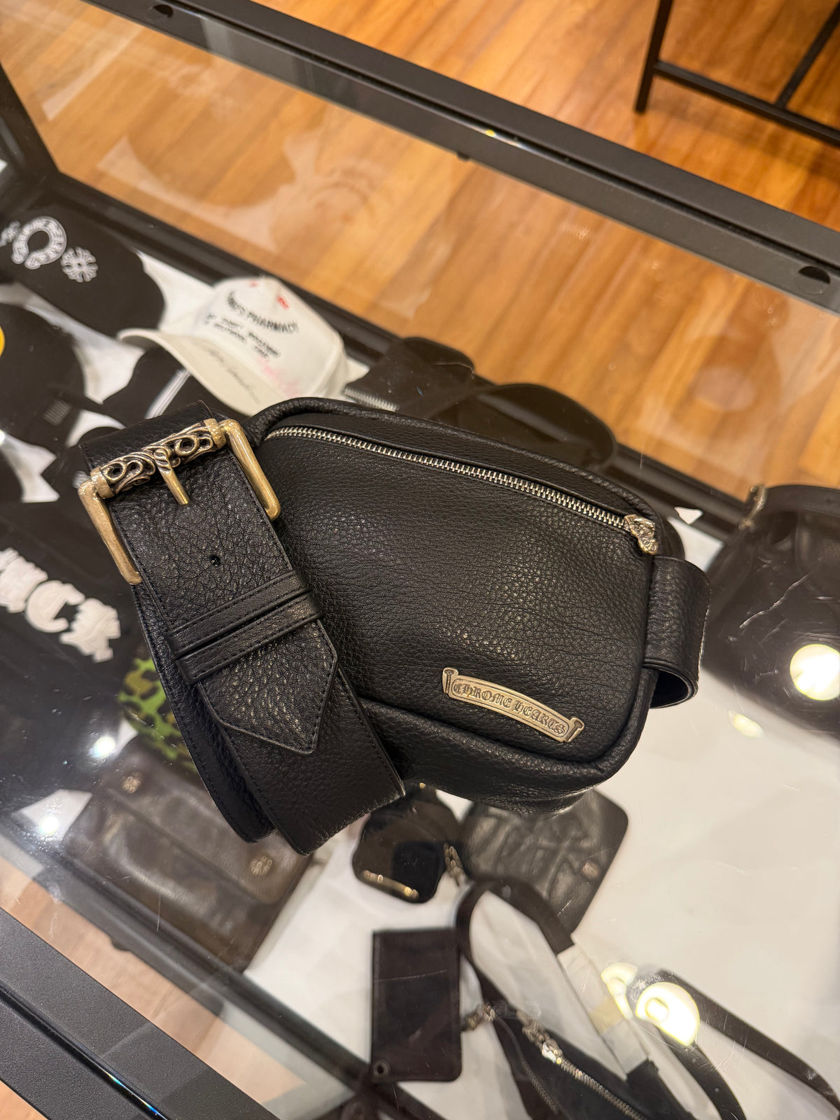 Chrome Hearts Roller Belt Bag - Black