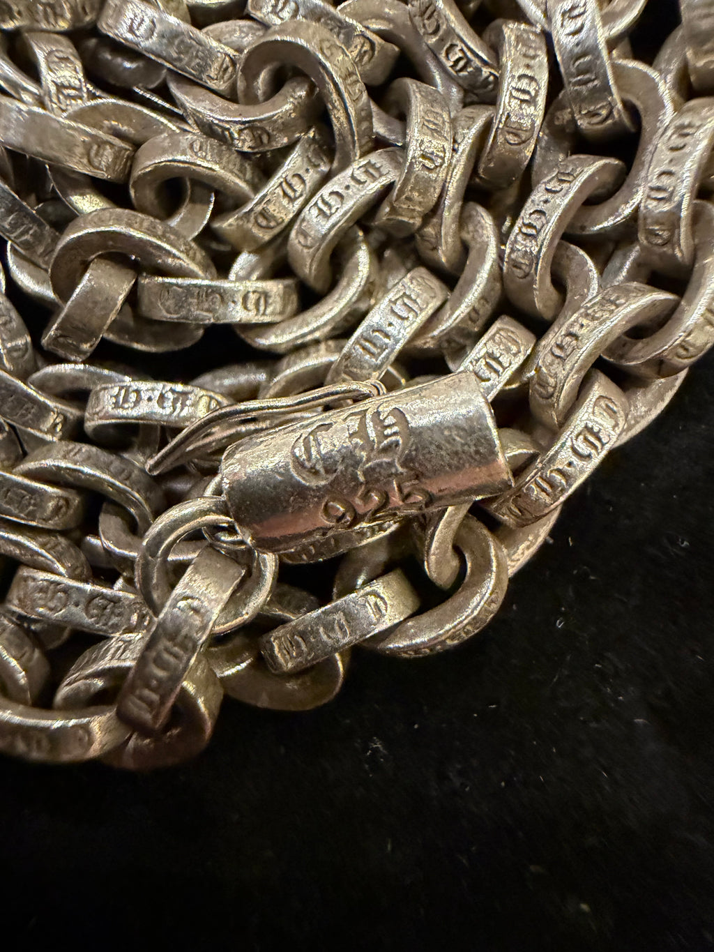 Chrome Hearts Paperchain Necklace 20” - Silver