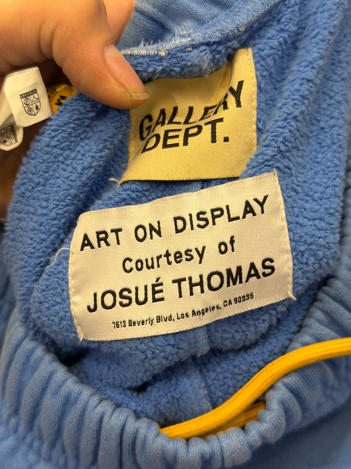 Gallery Dept Painted Flare Sweatpants - Blue