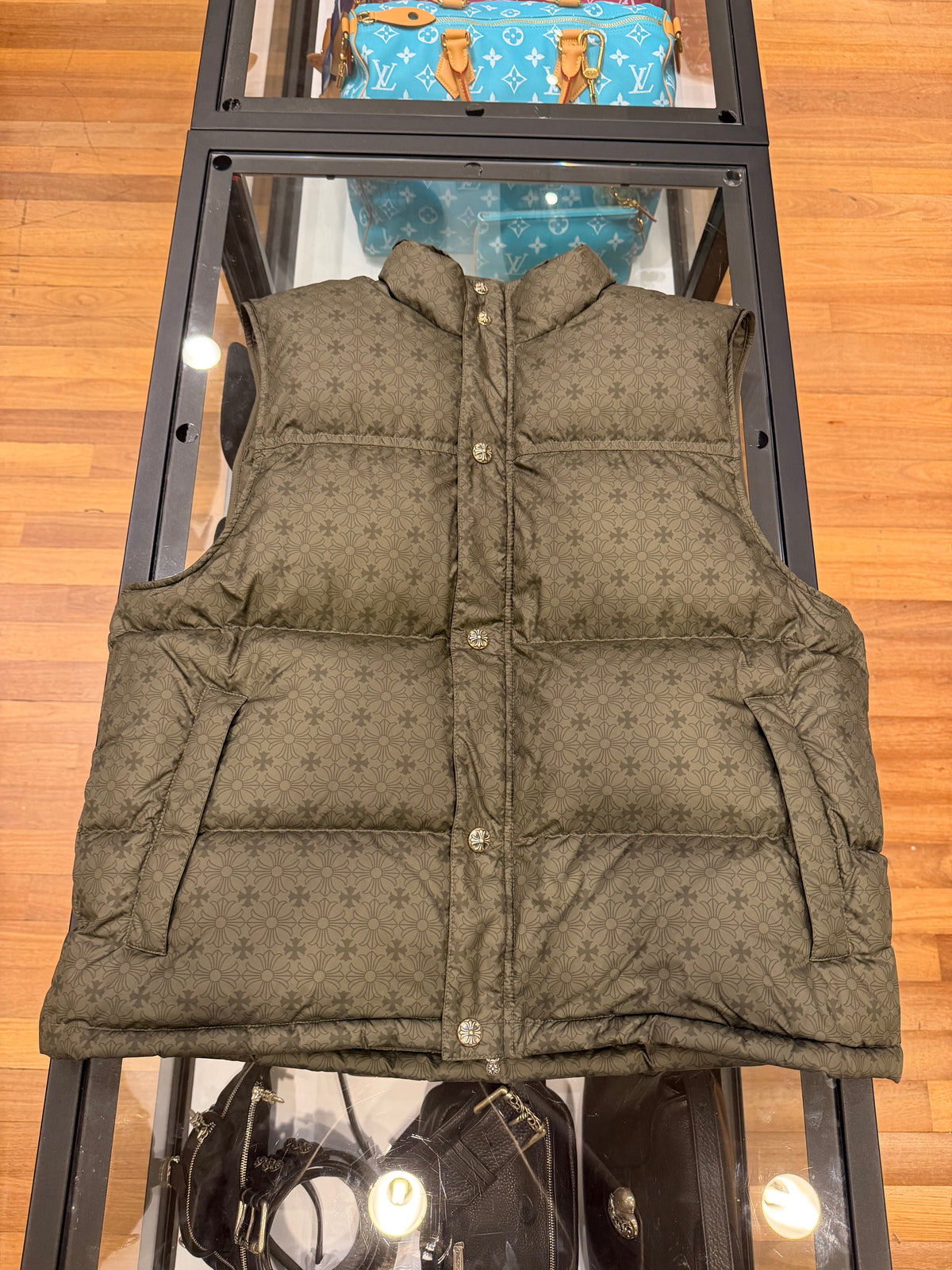 Chrome Hearts Monogram Down Puffer Vest