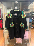 Casablanca Glitch Orchid
Embroidered Crochet Short
Sleeve Cardigan