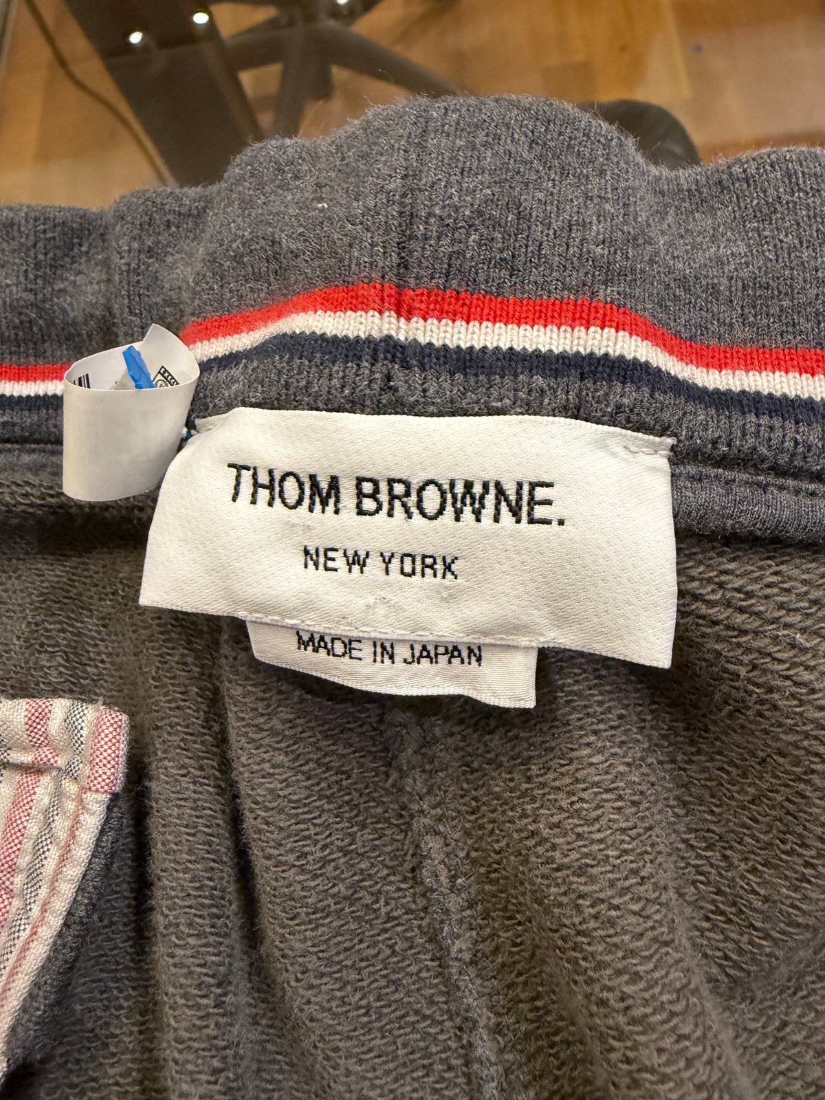 Thome Browne 4-Bar Joggers
- Charcoal