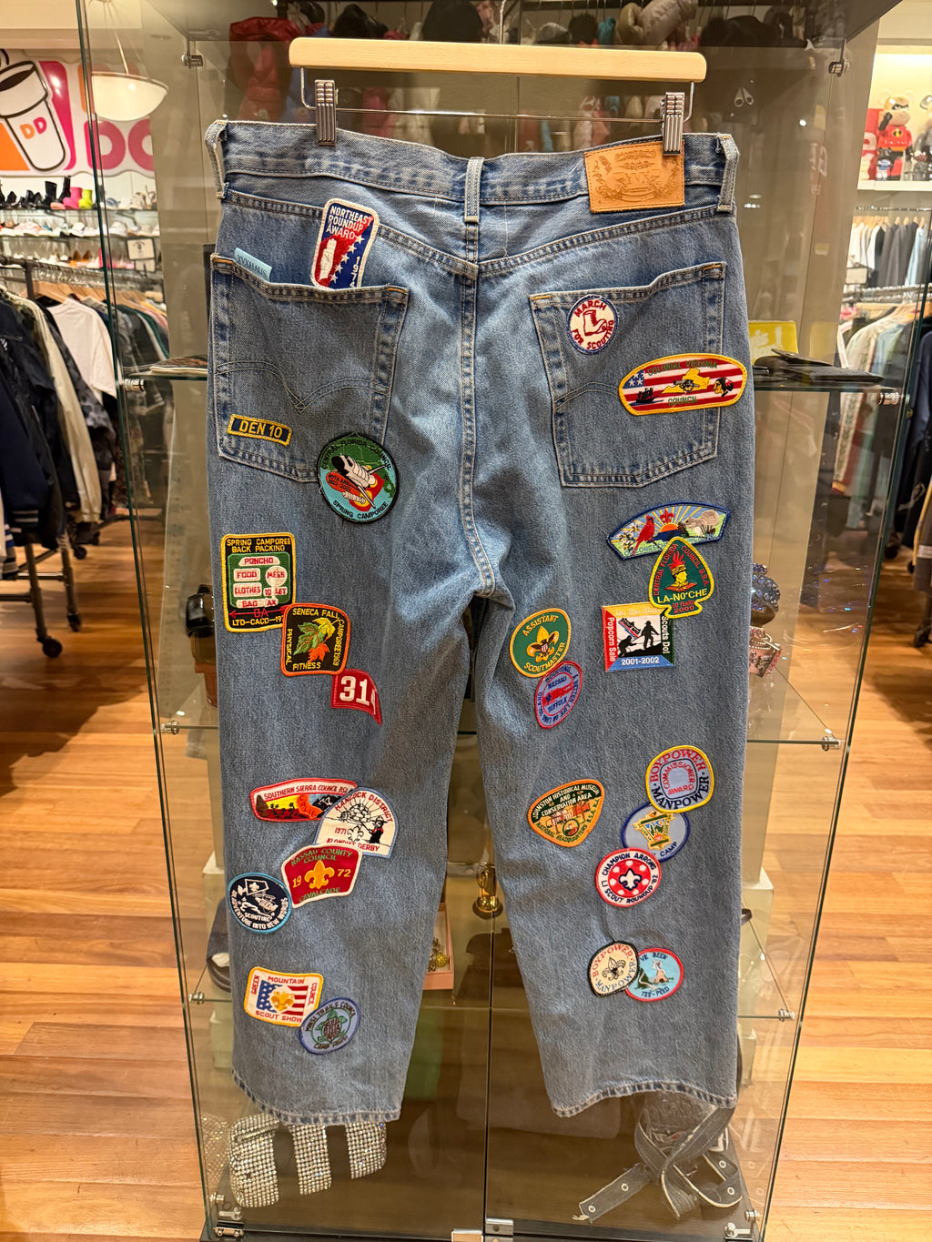 YVX Deconstructed Patchwork Jeans