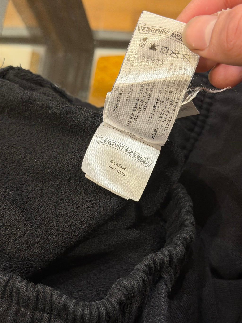 Chrome Hearts x Matty Boy “Stay Fast” Cargo Sweatpants - Black