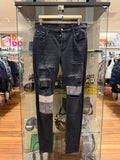 Amiri Vintage Bandana Art Patch Jeans  - Black / Bandana Patch
