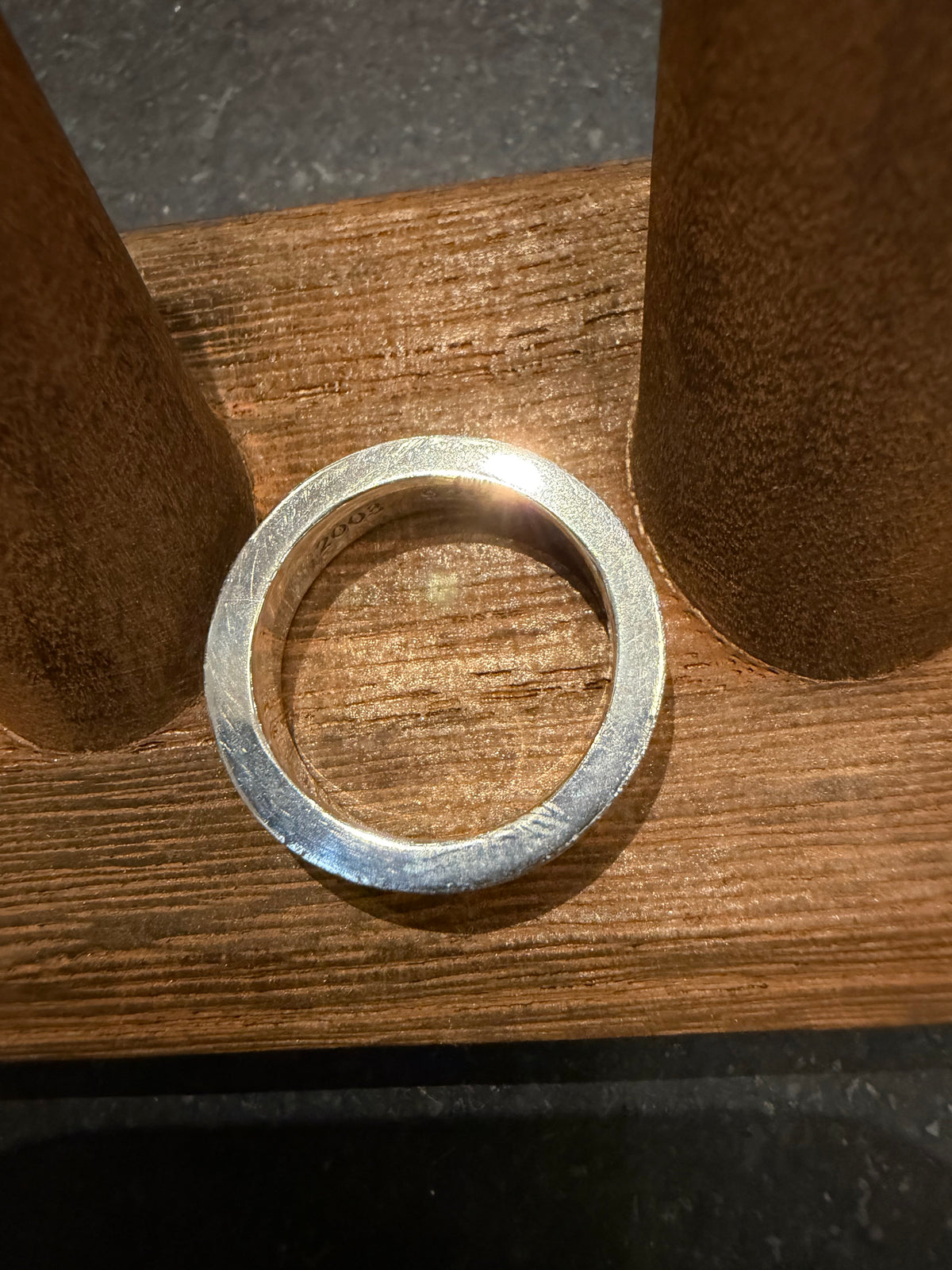 Chrome Hearts Forever 6MM Spacer Ring Silver - Size 10