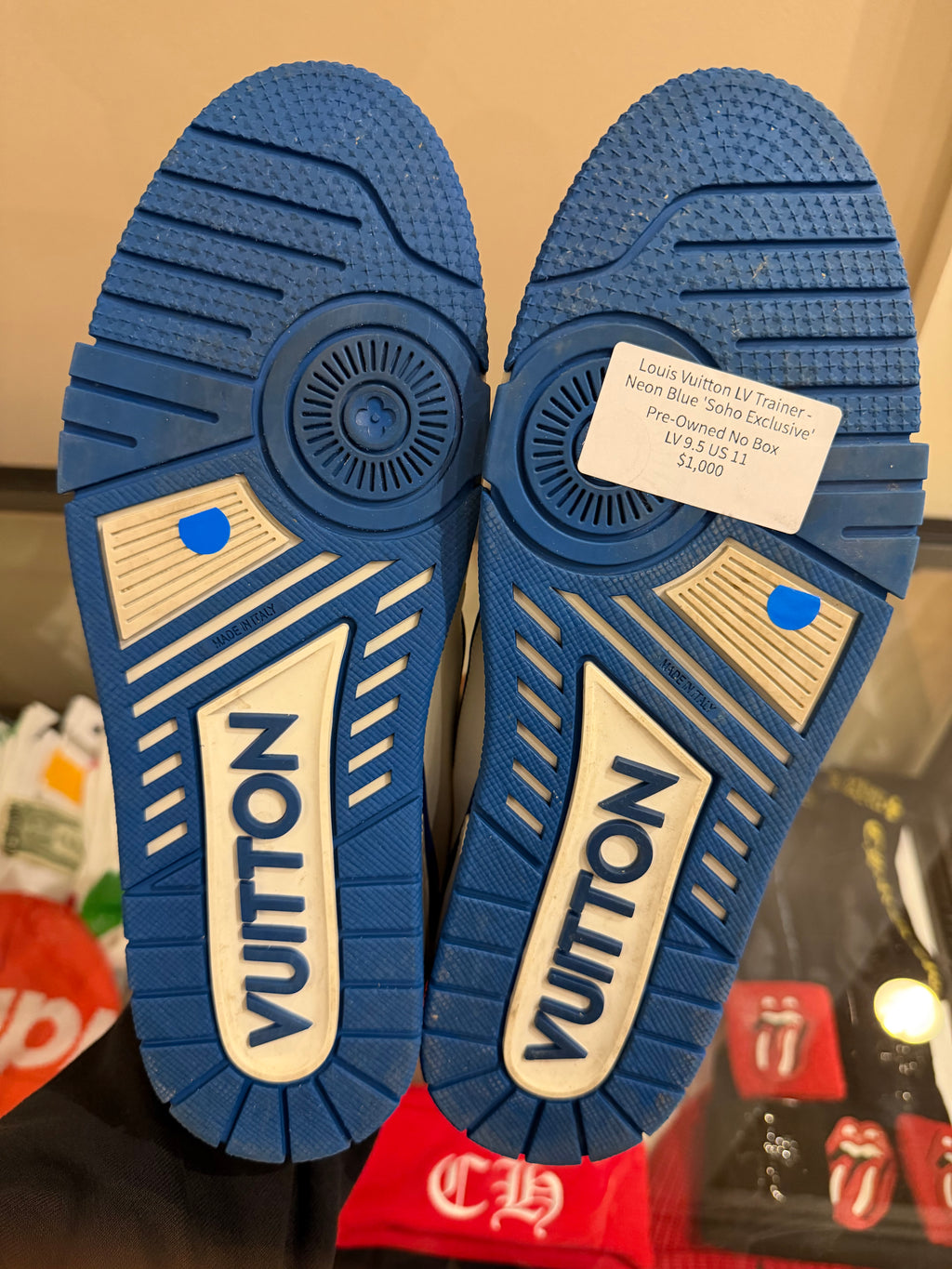 Louis Vuitton LV Trainer-Neon Blue 'Soho Exclusive'
