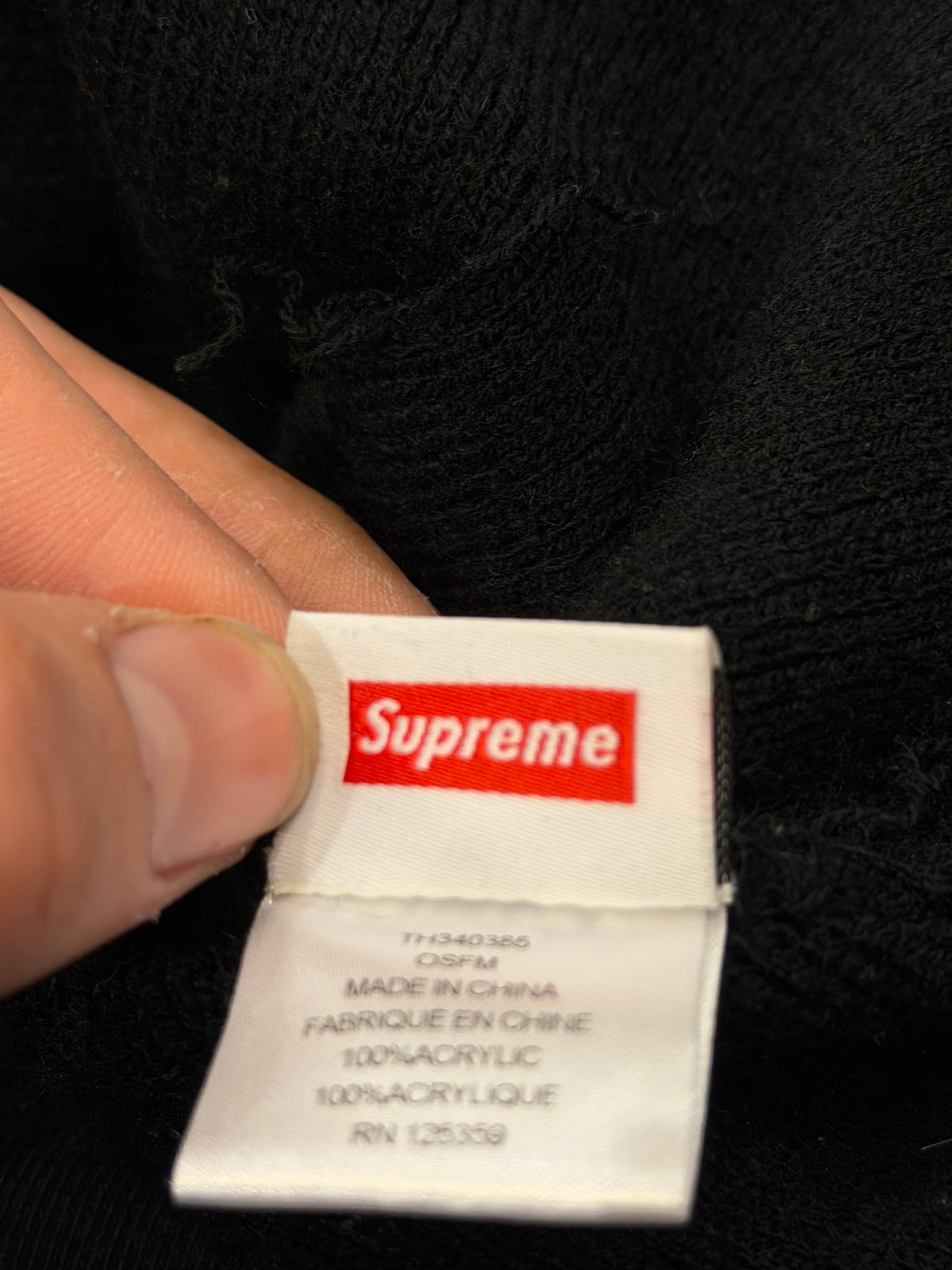 Timberland x Supreme Logo Beanie