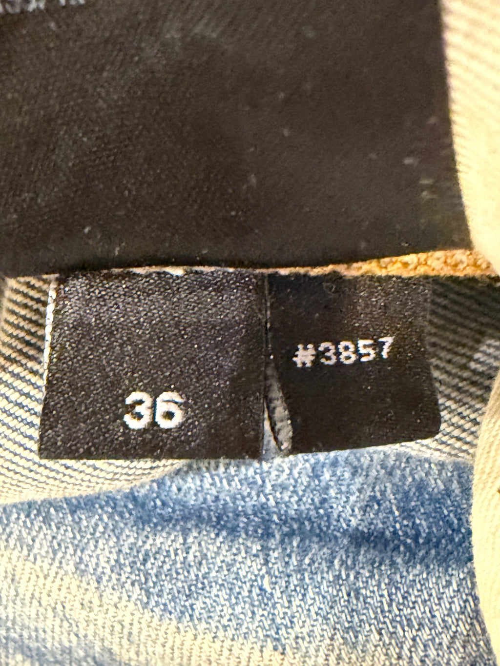 Amiri MX1 Distressed Skinny Jeans - Light Wash / White Patches