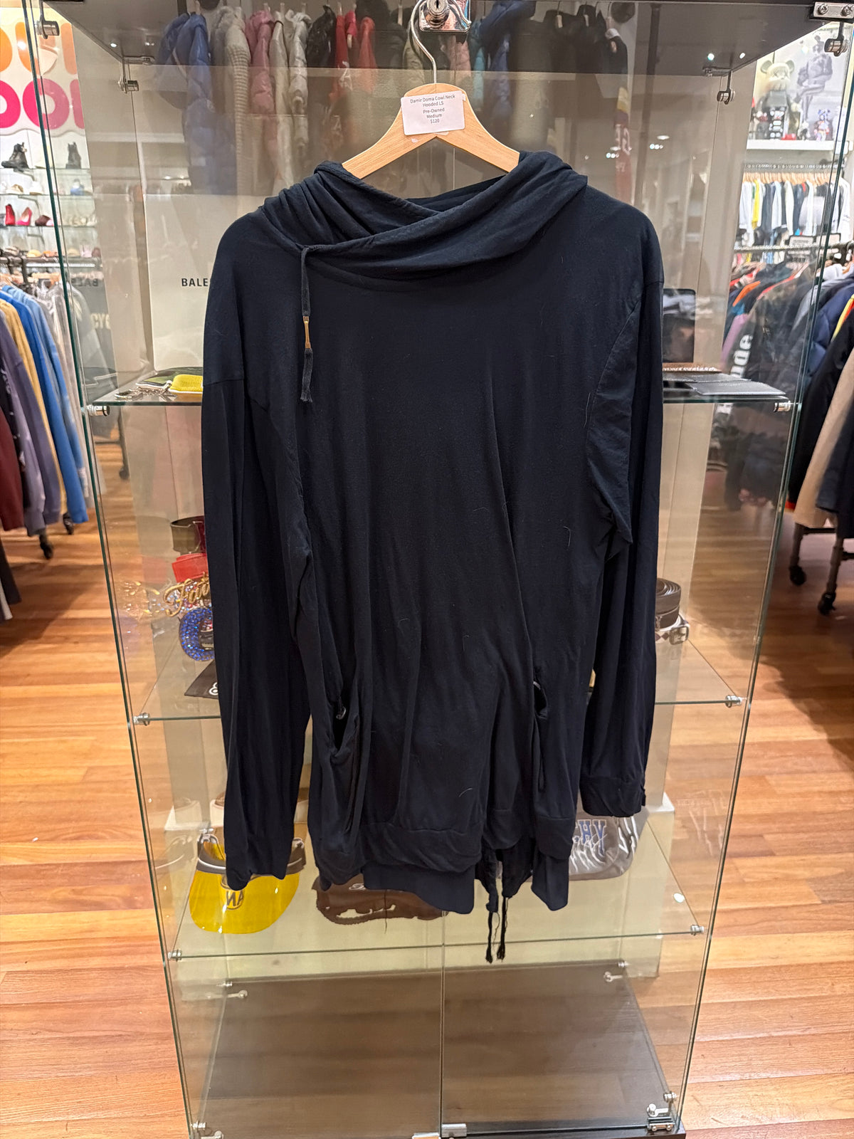 Damir Dona Cowl Neck Hooded LS