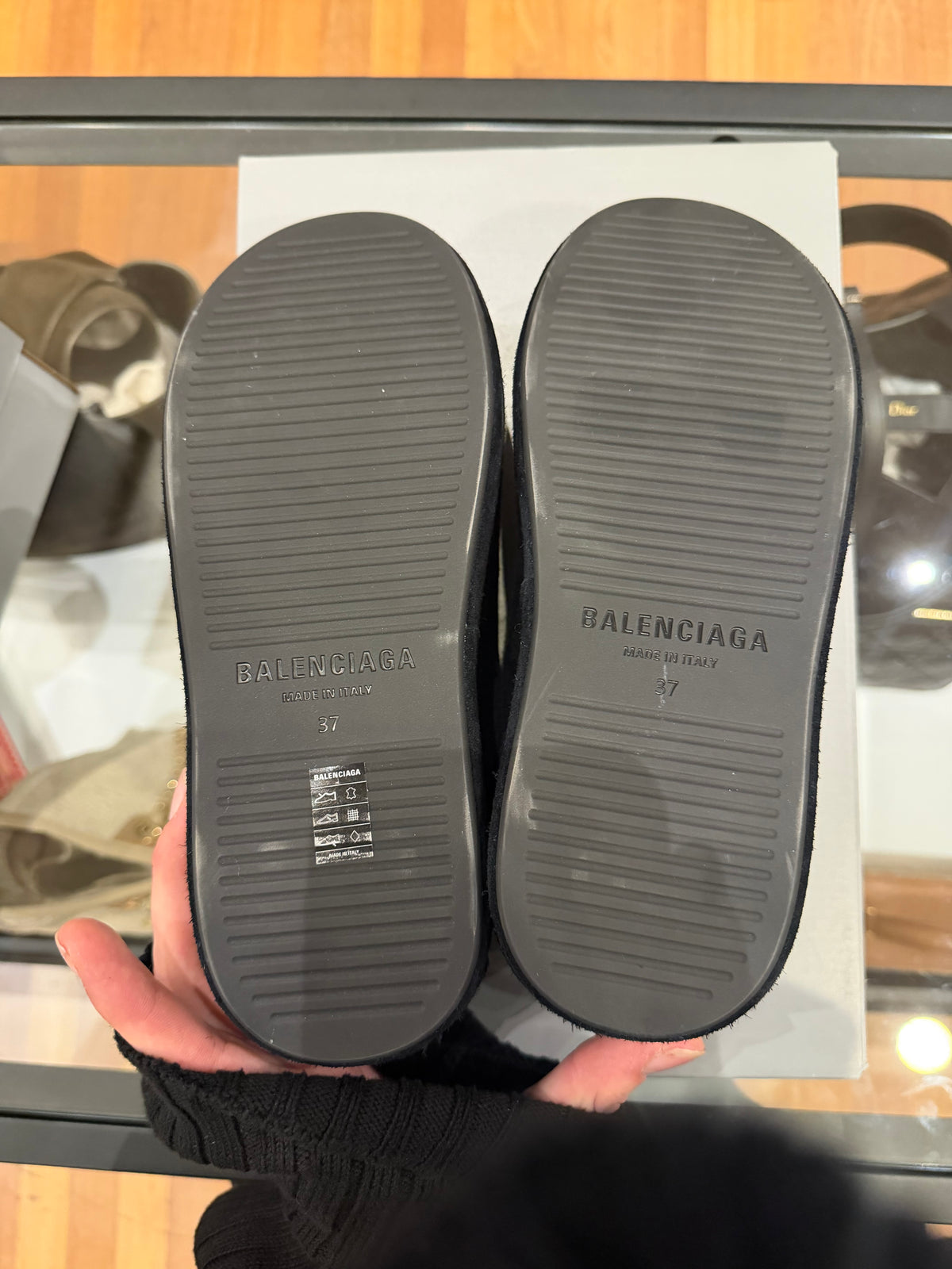 Balenciaga Soft Platform Mule - Black