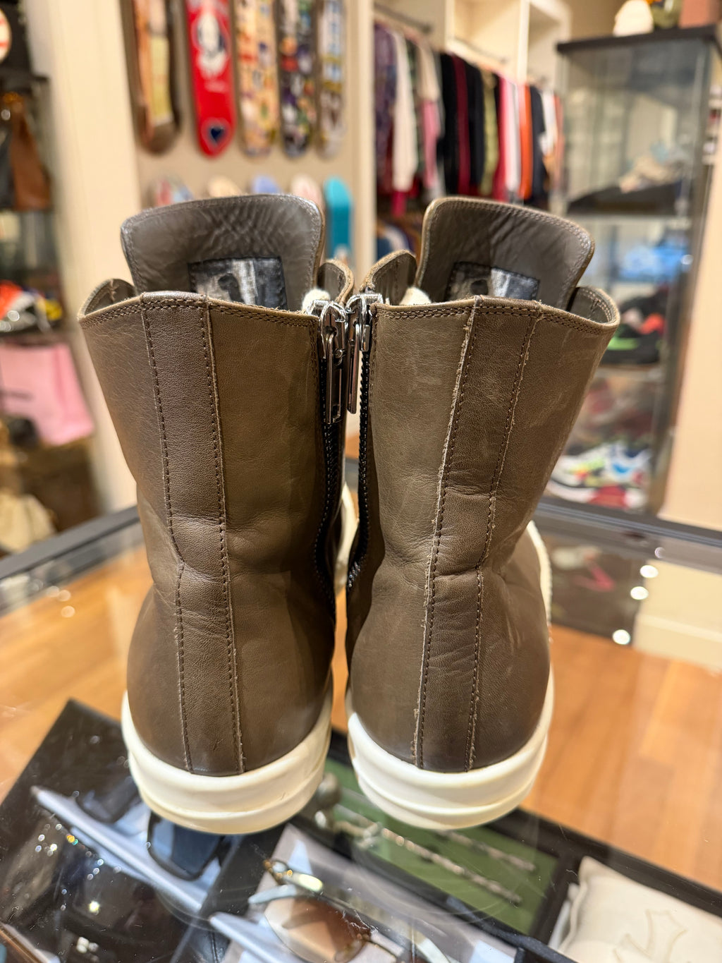 Rick Owens Ramone High School- Brown Leather