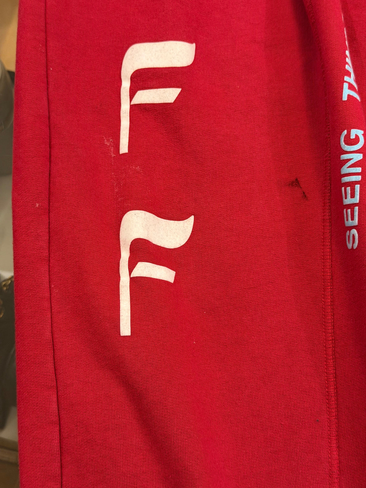 Off-White Parachute Print Joggers - Red