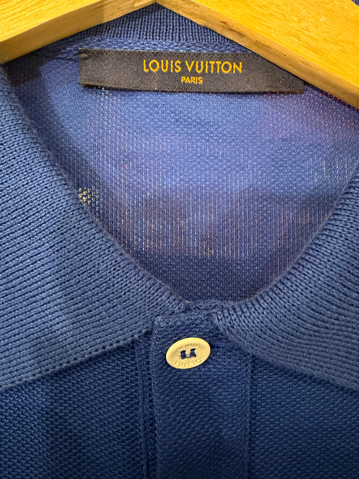 Louis Vuitton Staples Edition
Embroidered Polo - Blue
