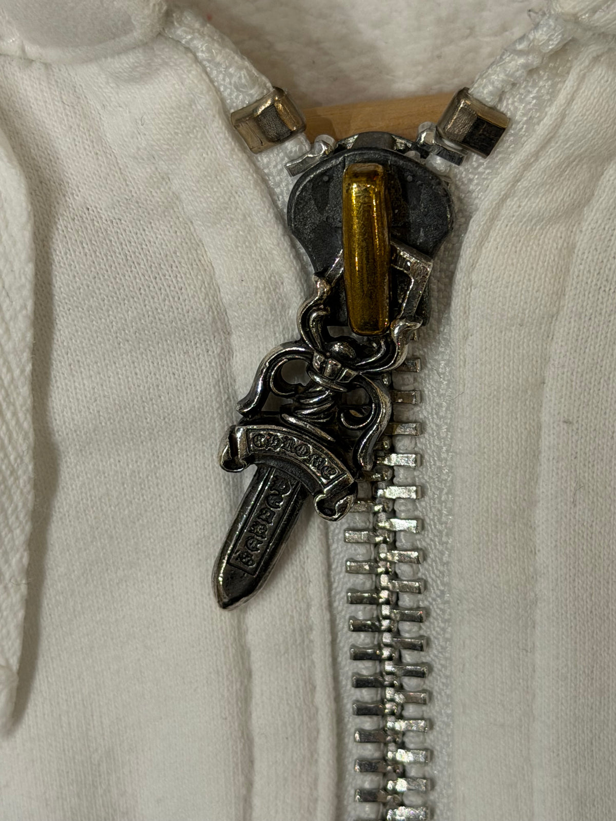 Chrome Hearts Vintage Floral Zip Up Hoodie